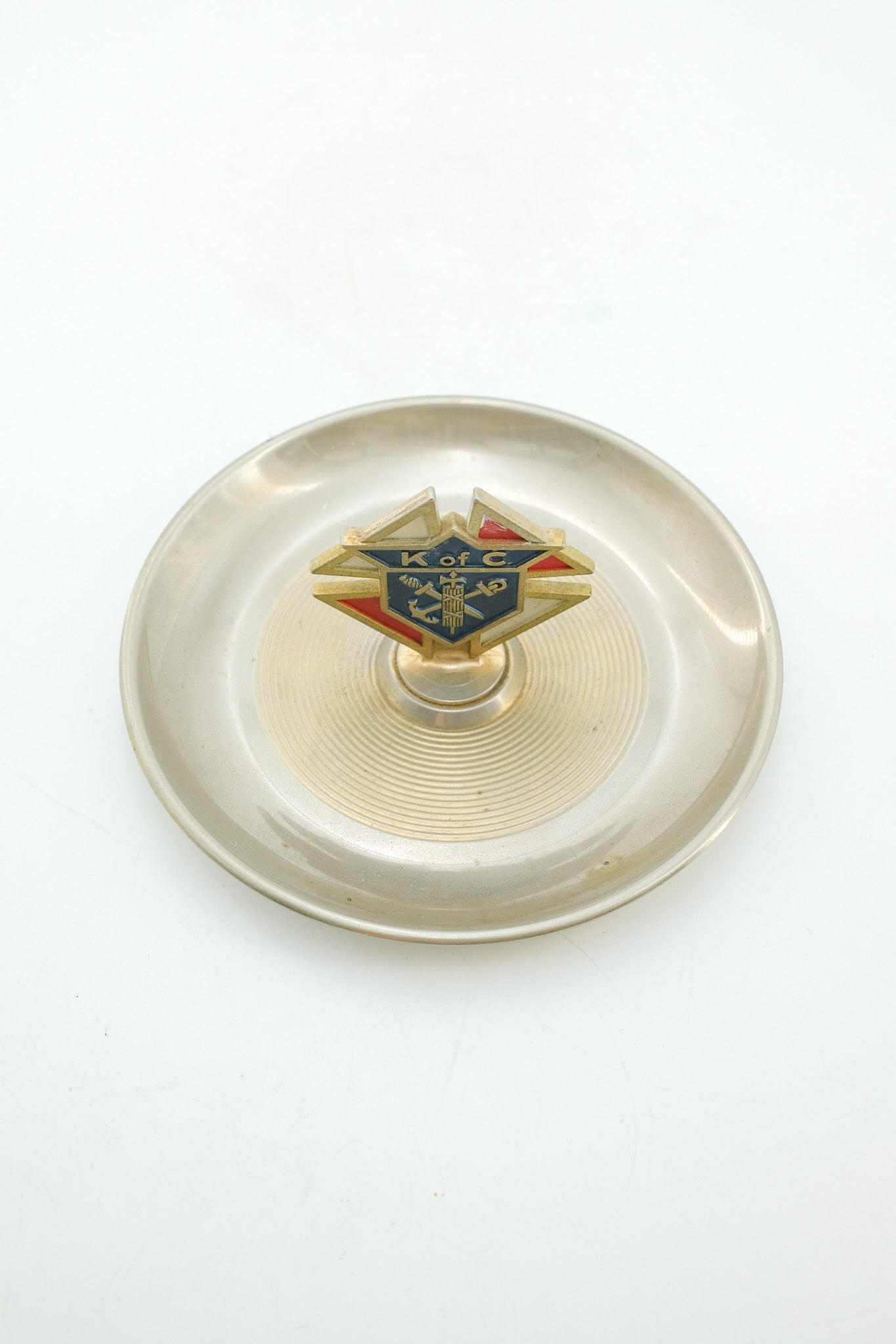 Vintage Knights of Columbus Ashtray / ヴィンテージ コロンブス騎士団 卓上灰皿