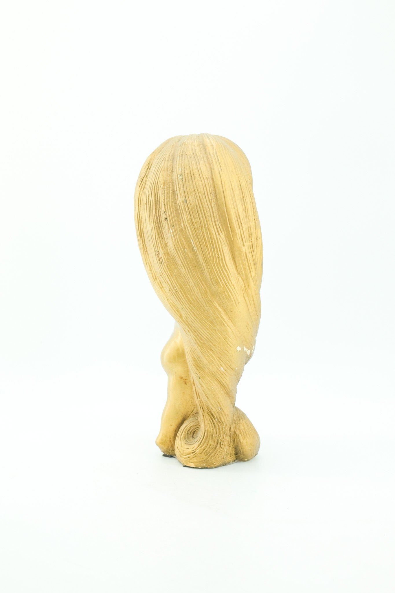 Vintage Chalkware Girl Statue / ヴィンテージ チョークウェア ガール スタチュー