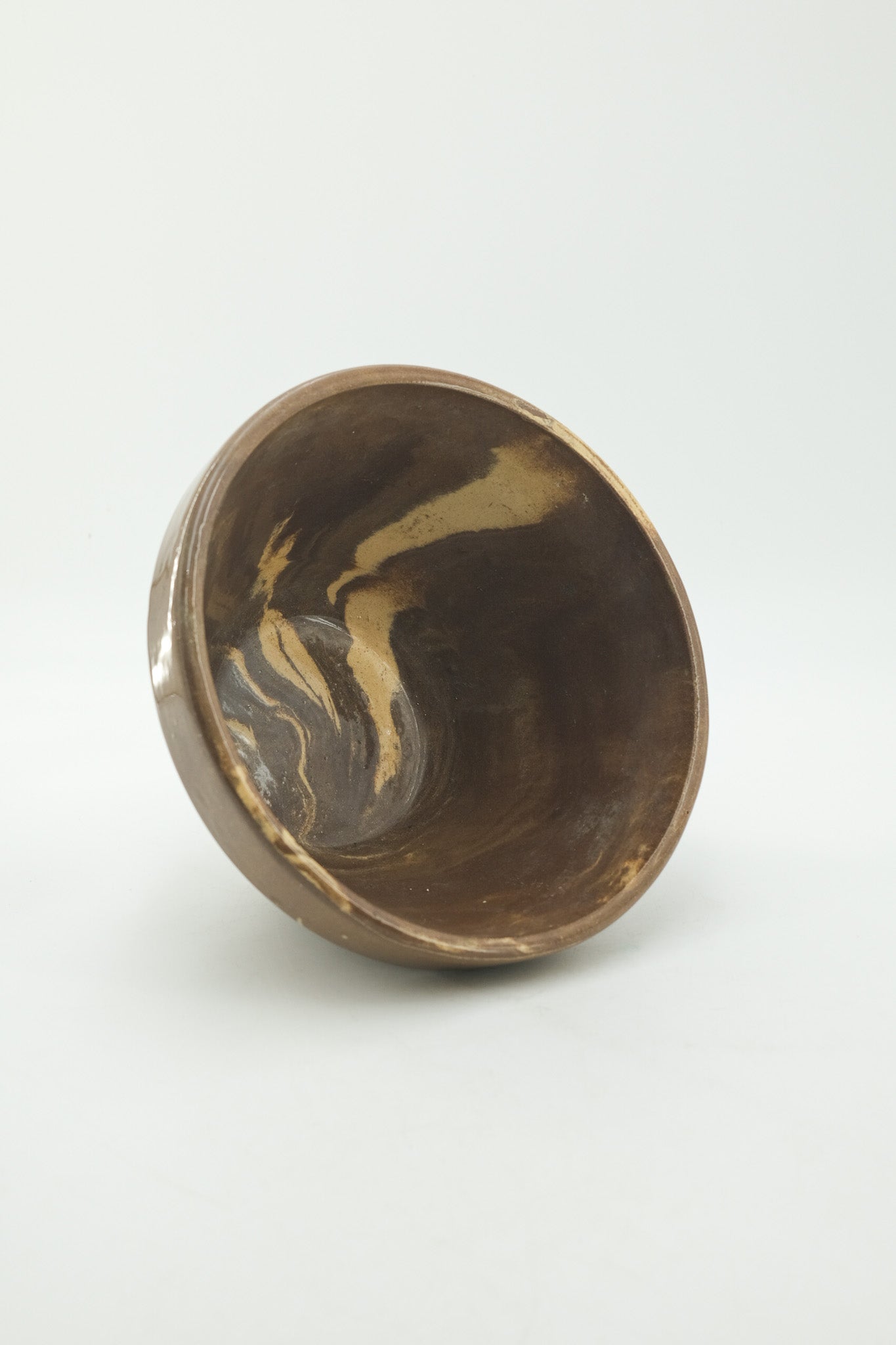 Marble Swirl Pottery Bowl / マーブル模様 陶器ボウル