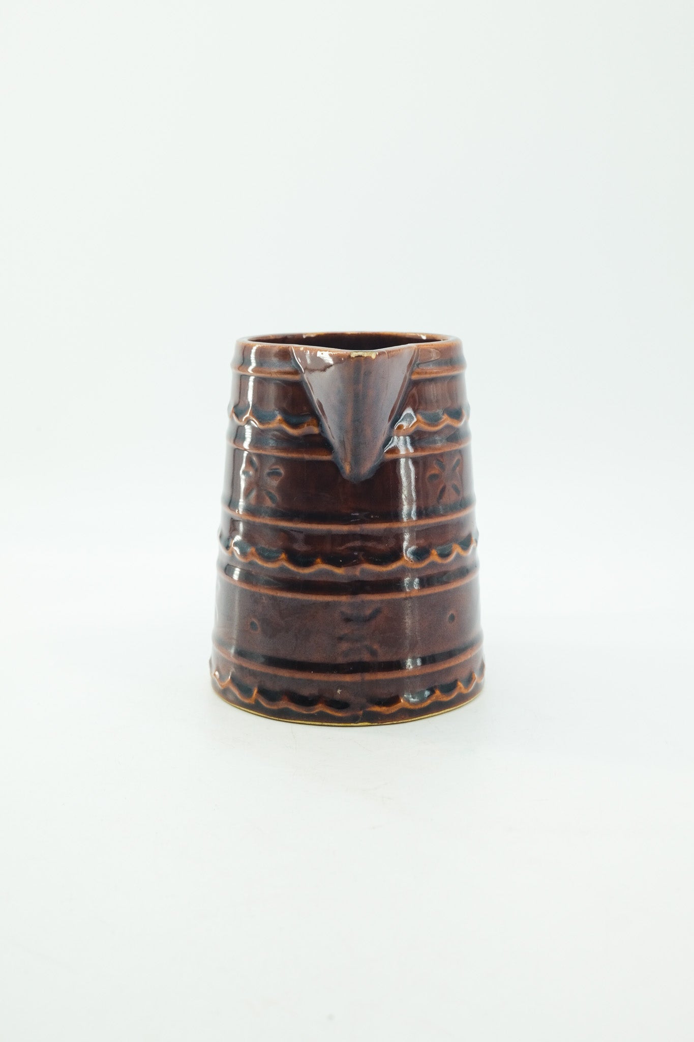 MAR-CREST "Colorado Brown" Daisy and Button Pitcher / マークレスト「コロラドブラウン」デイジー＆ボタン ピッチャー