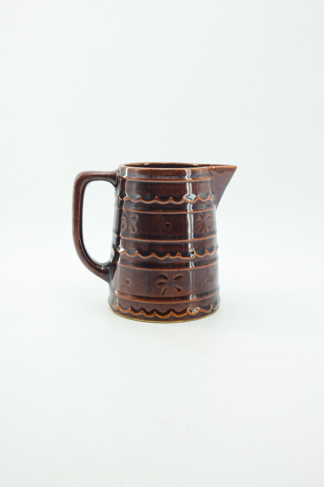 MAR-CREST "Colorado Brown" Daisy and Button Pitcher / マークレスト「コロラドブラウン」デイジー＆ボタン ピッチャー