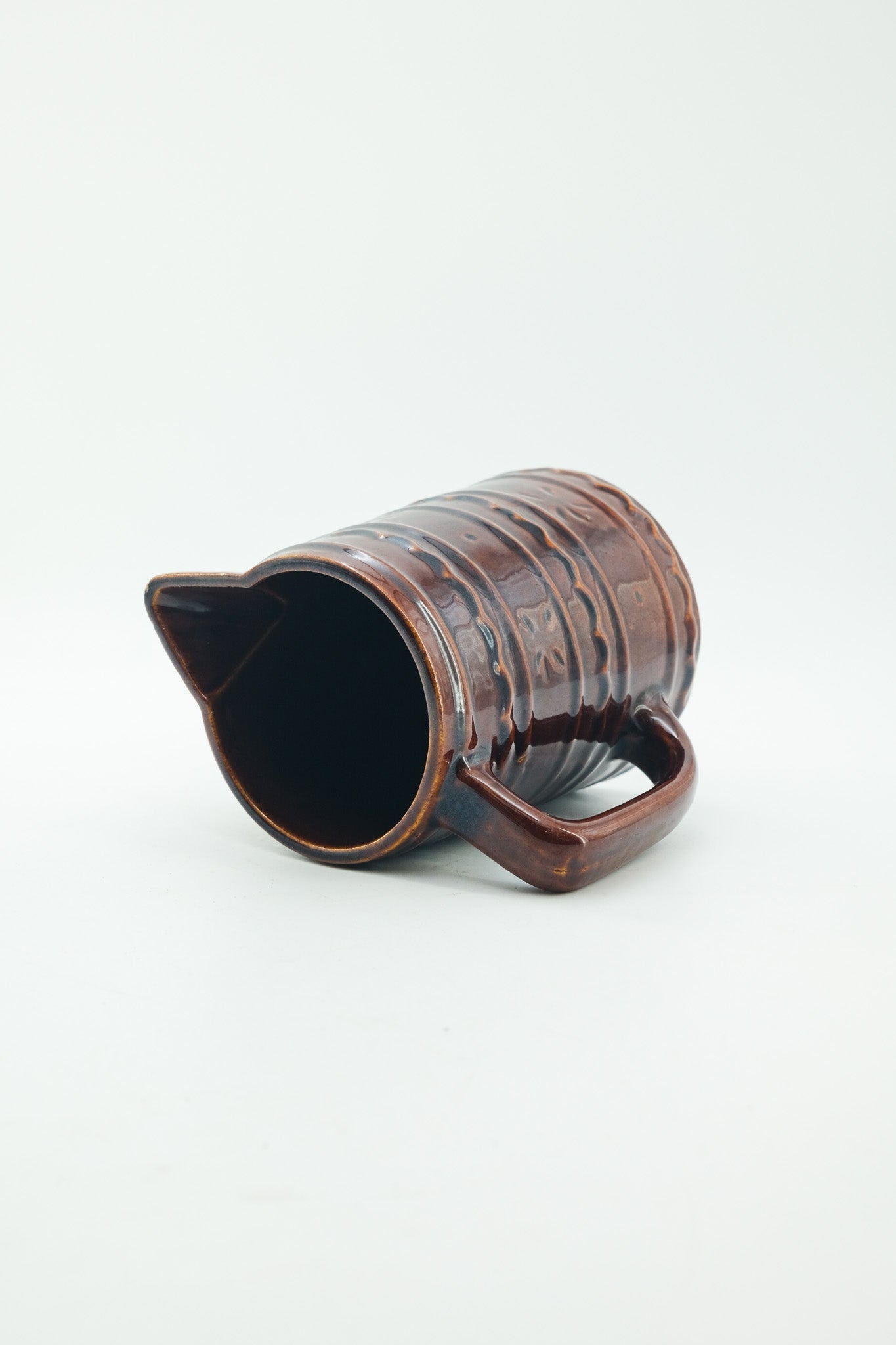 MAR-CREST "Colorado Brown" Daisy and Button Pitcher / マークレスト「コロラドブラウン」デイジー＆ボタン ピッチャー