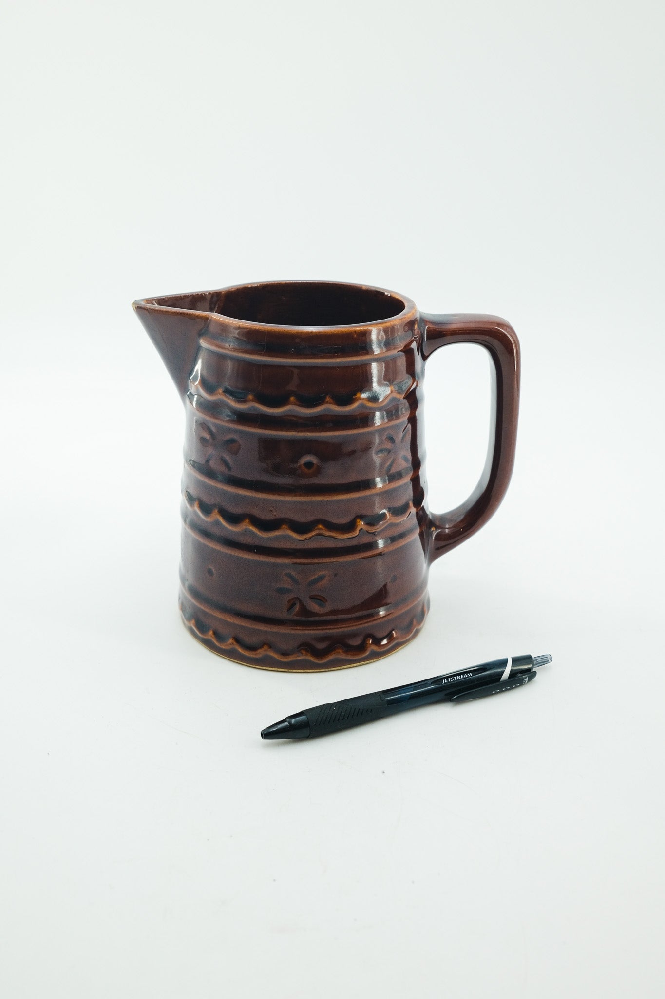 MAR-CREST "Colorado Brown" Daisy and Button Pitcher / マークレスト「コロラドブラウン」デイジー＆ボタン ピッチャー