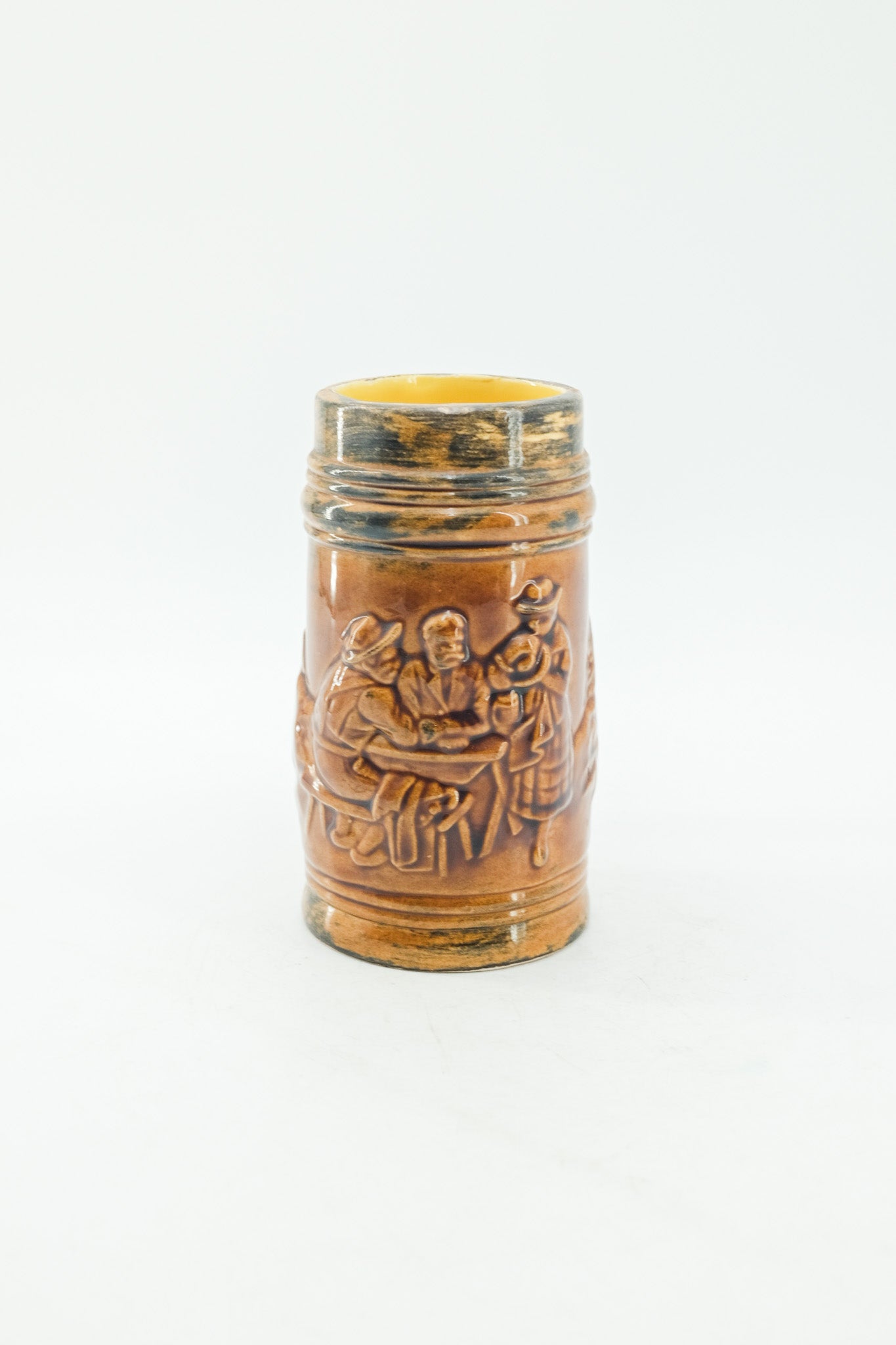 Vintage Beer Stein with Relief Motifs / ヴィンテージ ビアマグ（レリーフ柄）