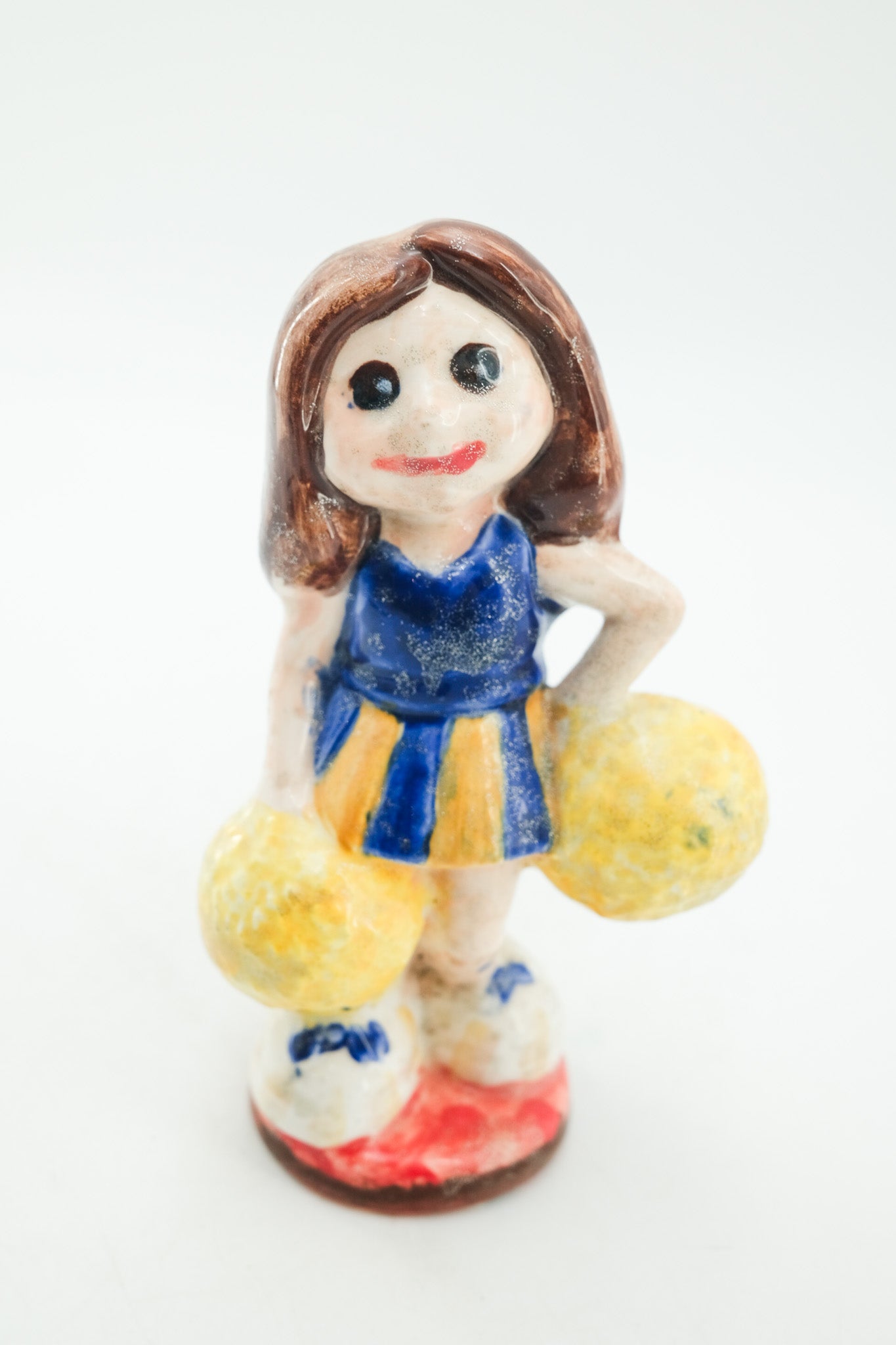 Ceramic Cheerleader Figure / セラミック チアガール フィギュア