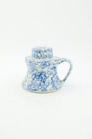 Spongeware Chamberstick Candle Holder / スポンジウェア キャンドルホルダー