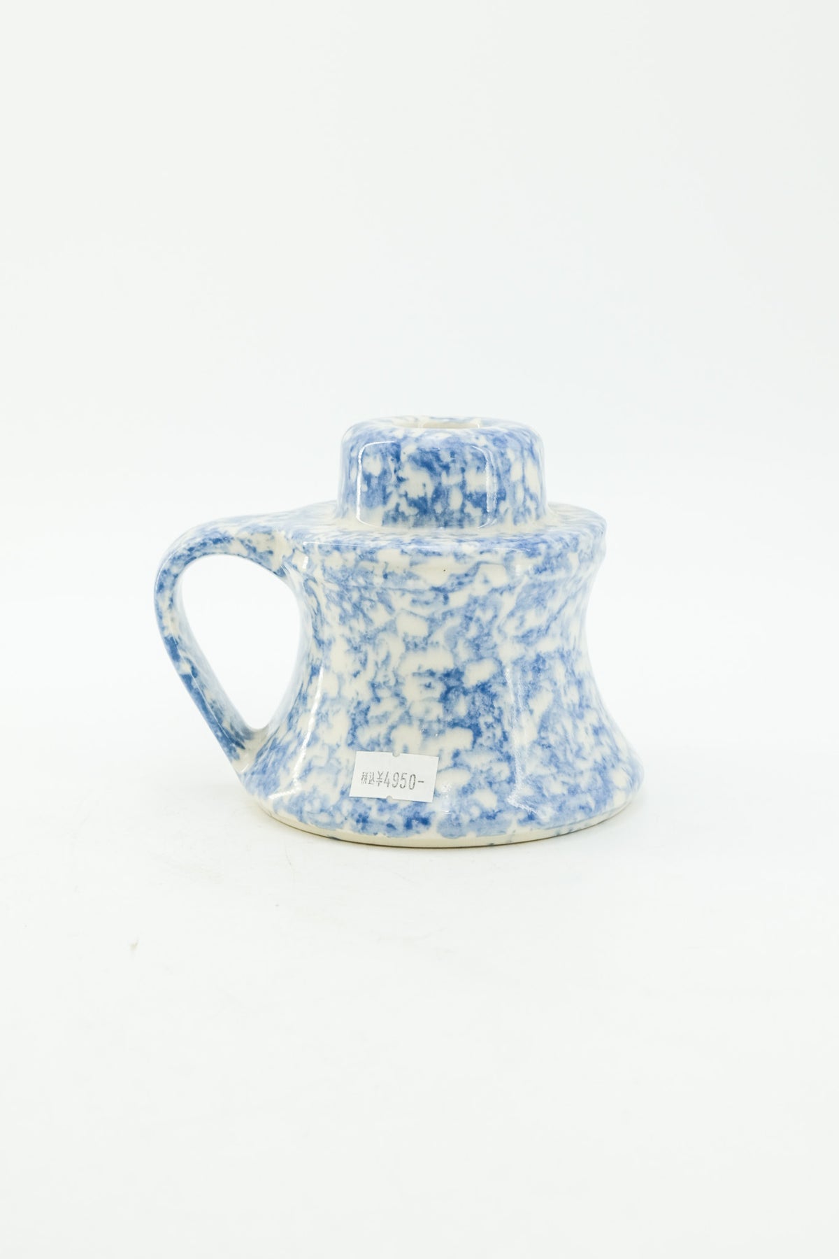Spongeware Chamberstick Candle Holder / スポンジウェア キャンドルホルダー