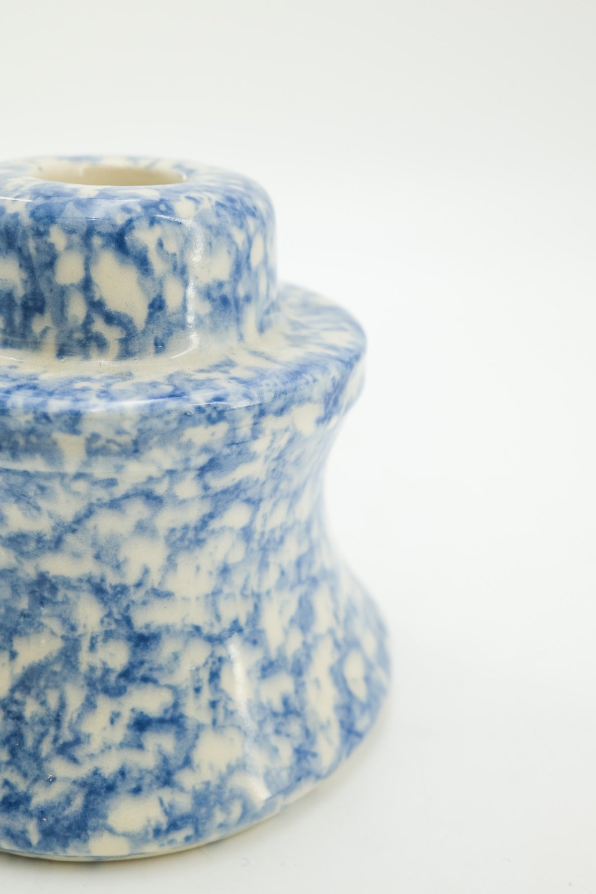 Spongeware Chamberstick Candle Holder / スポンジウェア キャンドルホルダー