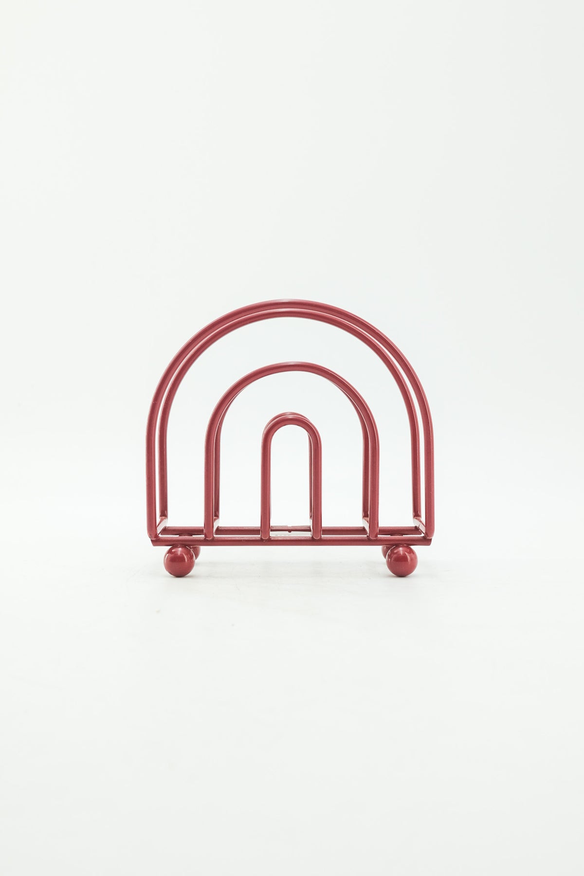 Vintage Metal Menu Holder - Red / アメリカ買付 ヴィンテージ メタル メニューホルダー