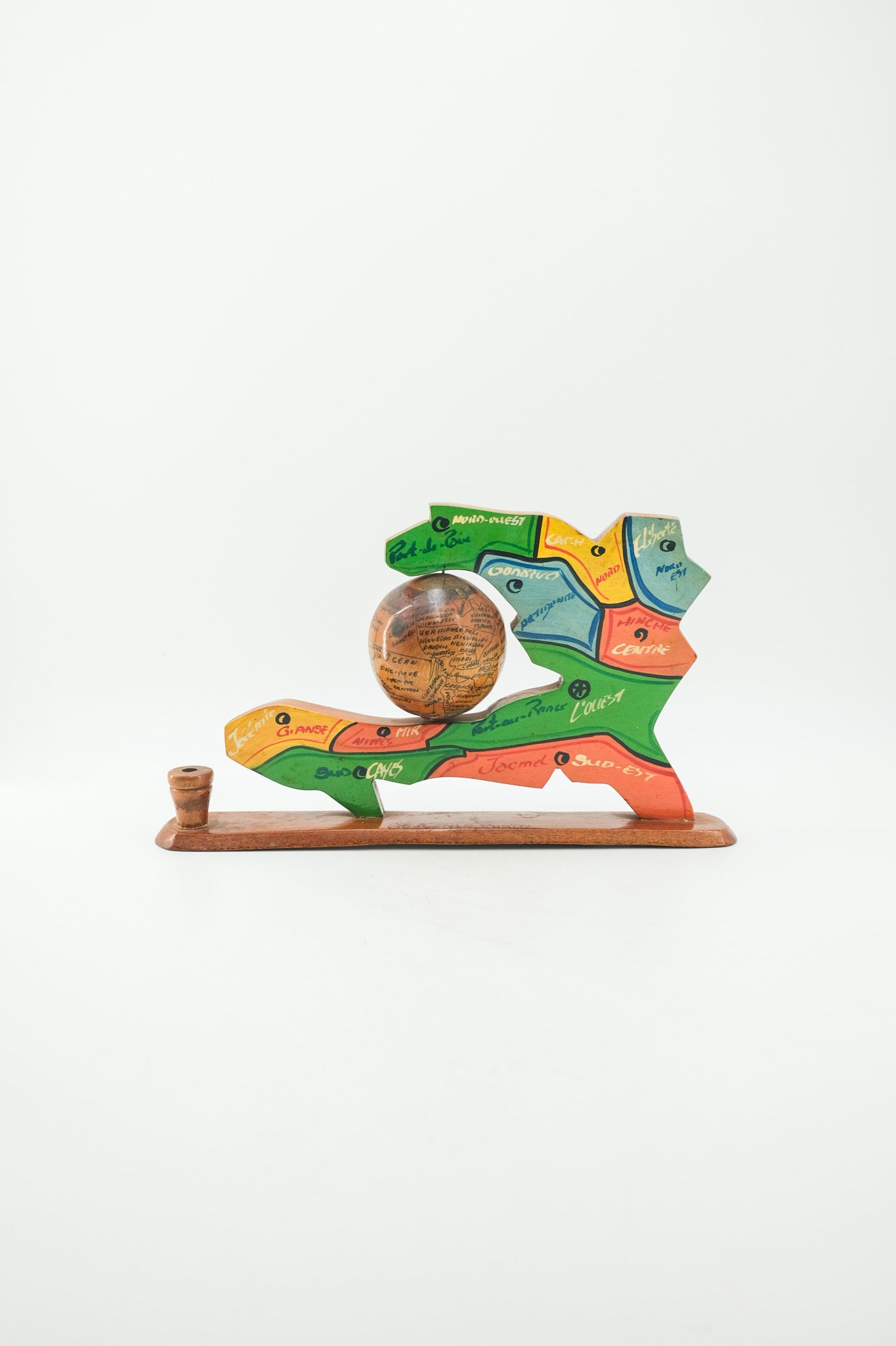 Handmade Desktop Globe / 手作り地球儀