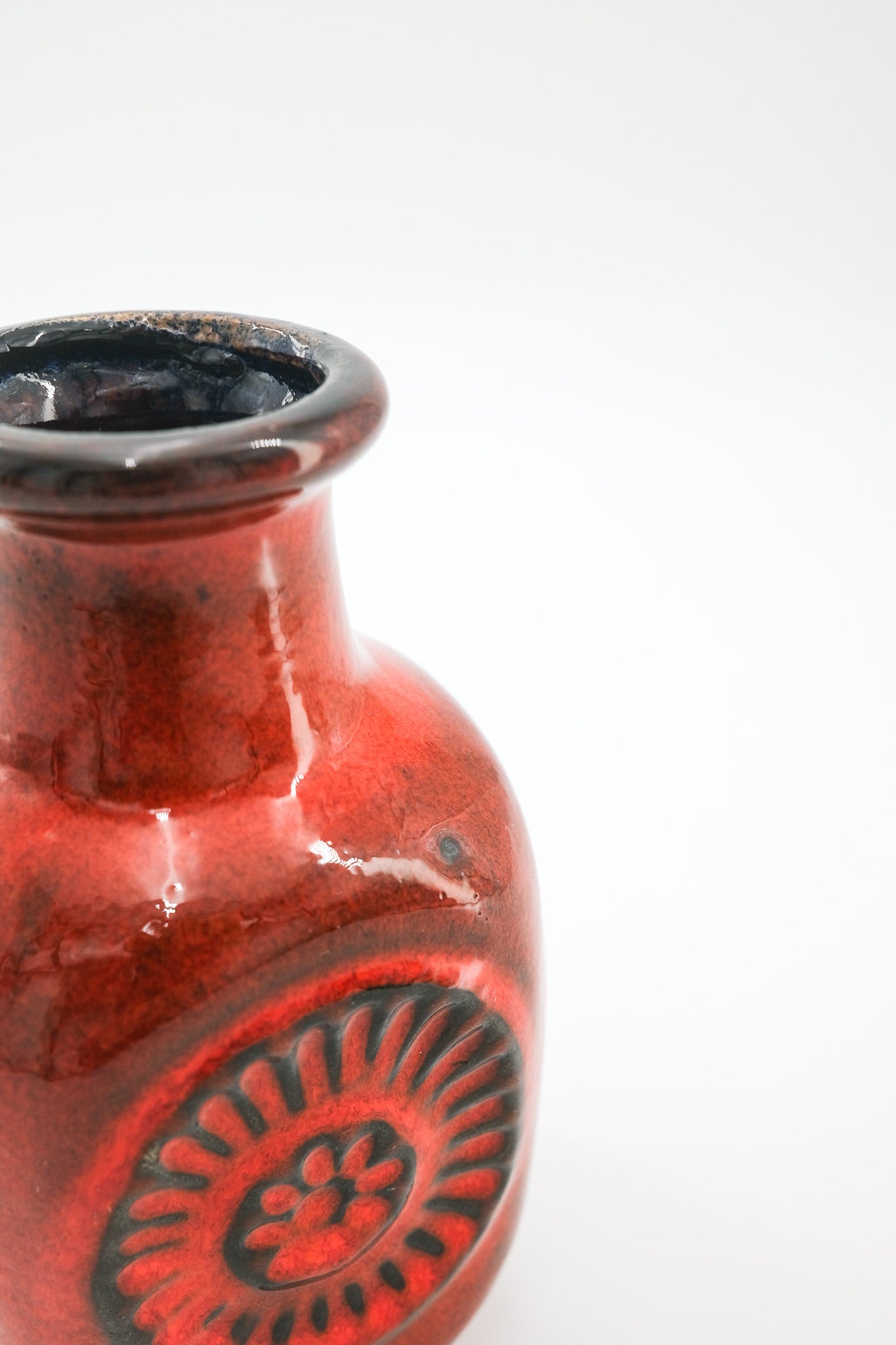 ドイツ製の花瓶　花器 ドイツ製 ヴィンテージ 花瓶 / West German Pottery Vase – STORE IN