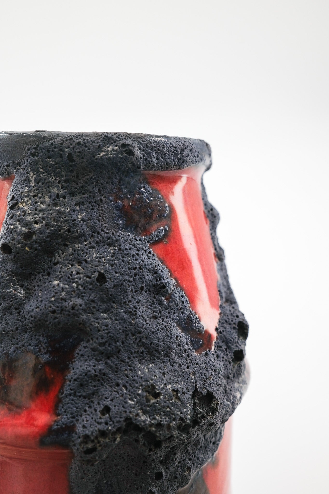 Fat Lava West German Pottery Vase / ファットラヴァ 西ドイツ製 陶器 フラワーベース