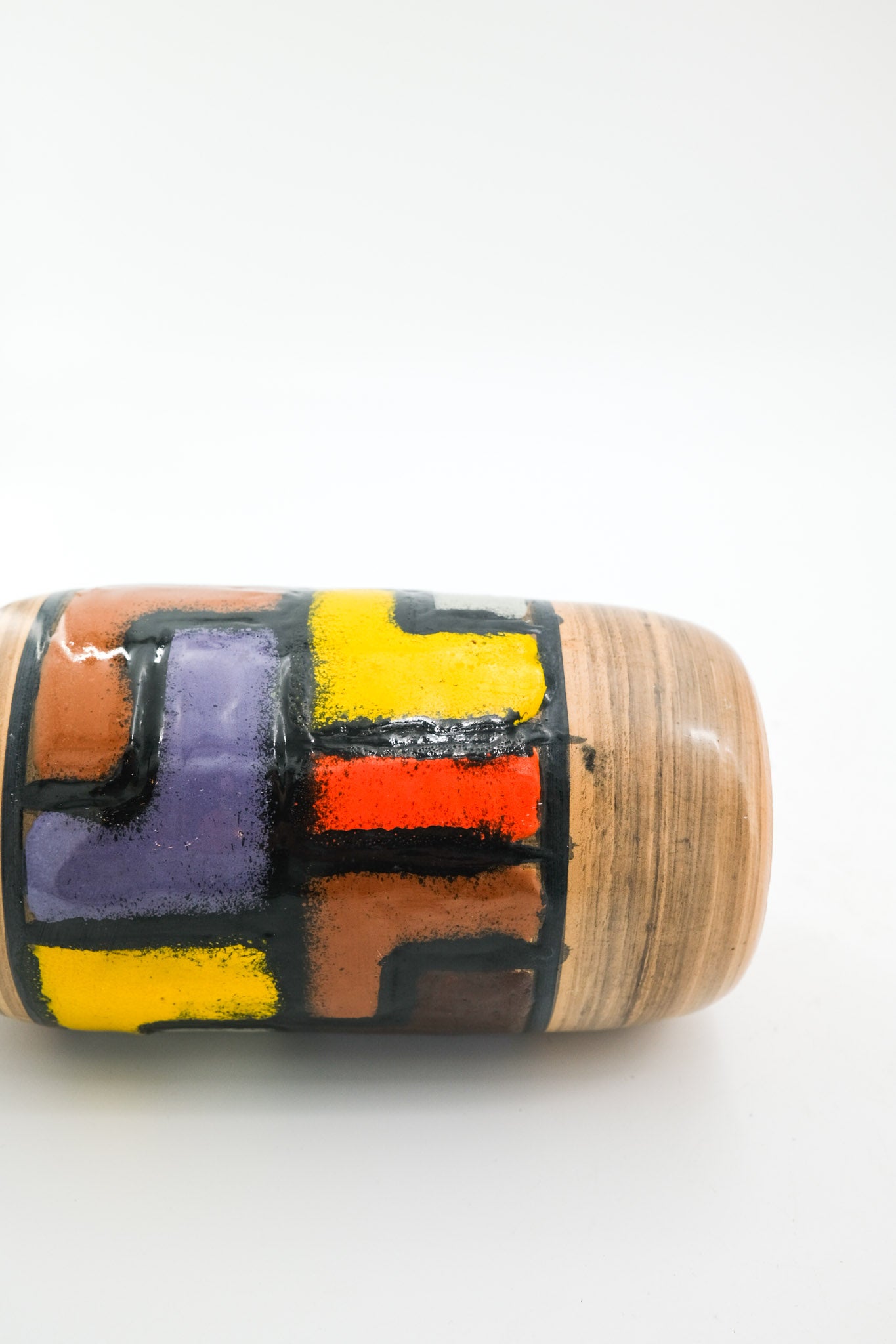 Abstract Geometric Pattern Vase / 抽象幾何学パターンのフラワーベース