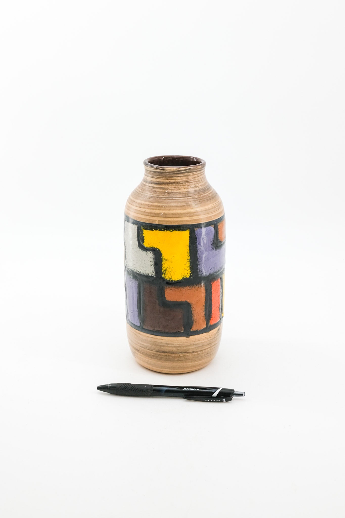 Abstract Geometric Pattern Vase / 抽象幾何学パターンのフラワーベース