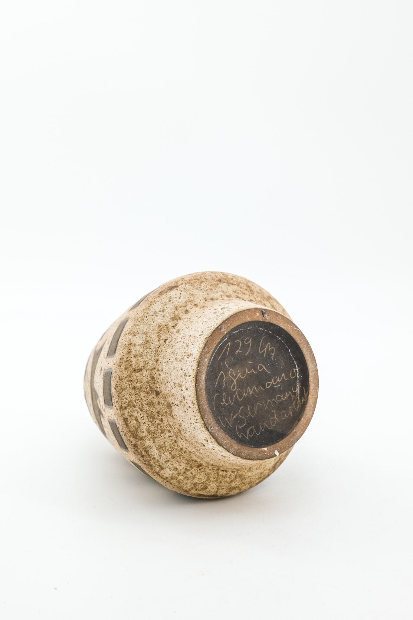 Fat Lava Vase with Bird Motif / ファットラヴァ 鳥のモチーフ 花瓶