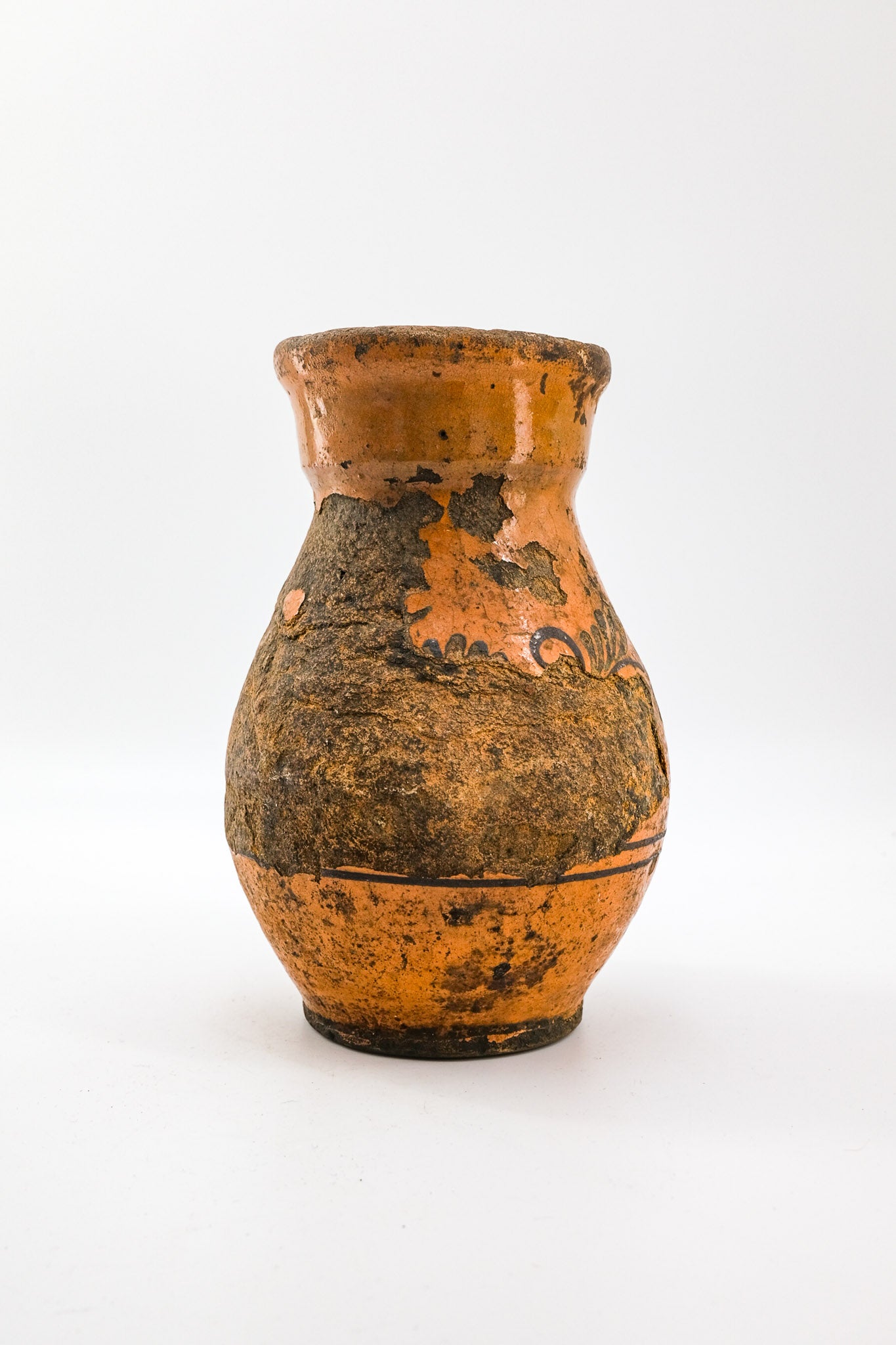 Hand-painted Terracotta Vase / ハンドペイント テラコッタ フラワーベース