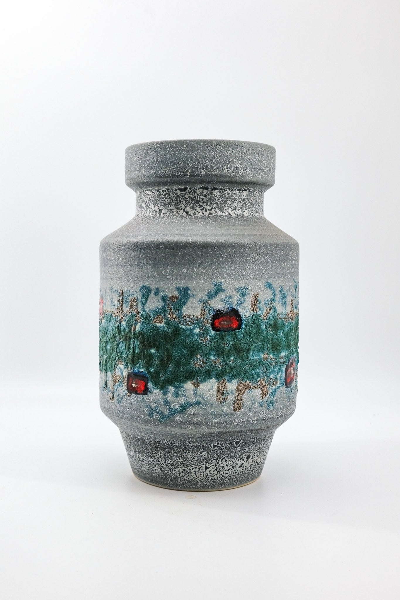 Vintage Fat Lava Flower Vase / 西ドイツ製 ヴィンテージ フラワー
