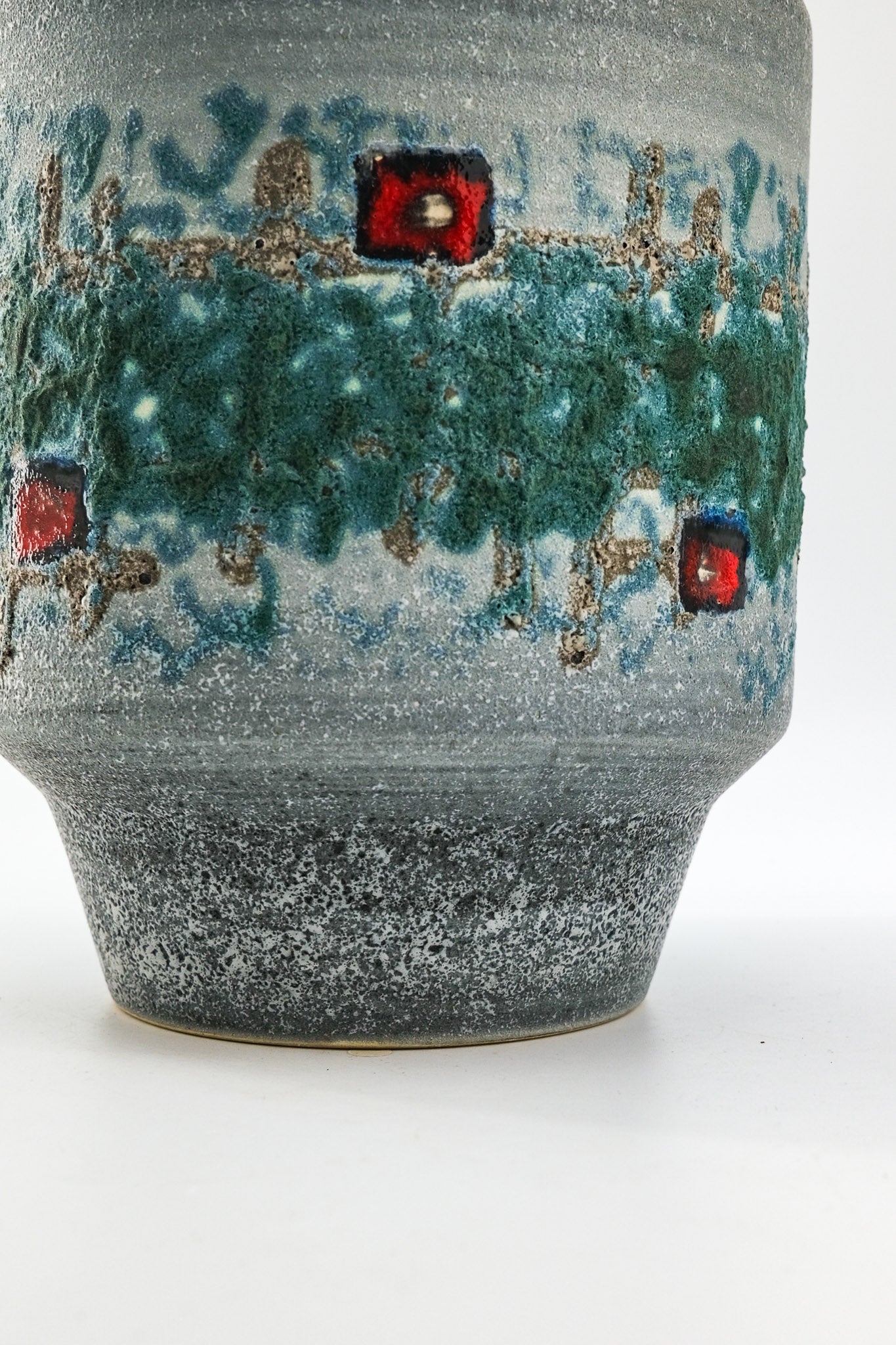 Vintage Fat Lava Flower Vase / 西ドイツ製 ヴィンテージ フラワーベース