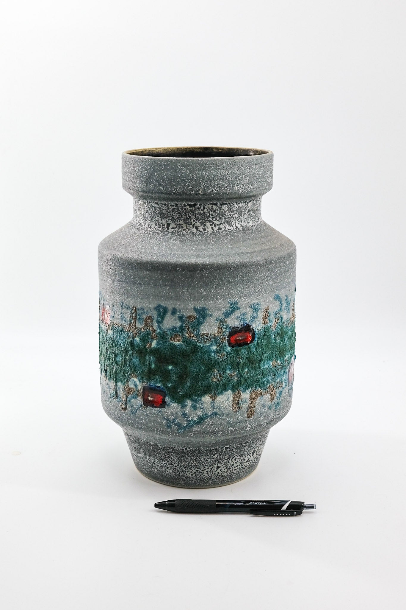 Vintage Fat Lava Flower Vase / 西ドイツ製 ヴィンテージ フラワー