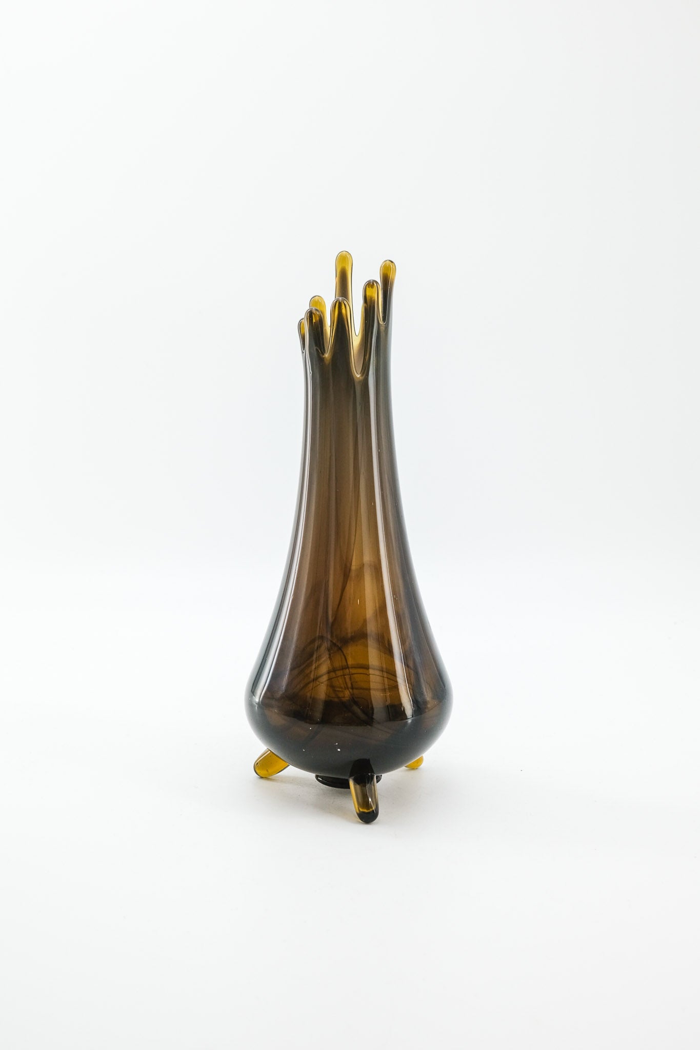 Glass Footed Flower Vase / ガラス三つ足フラワーベース