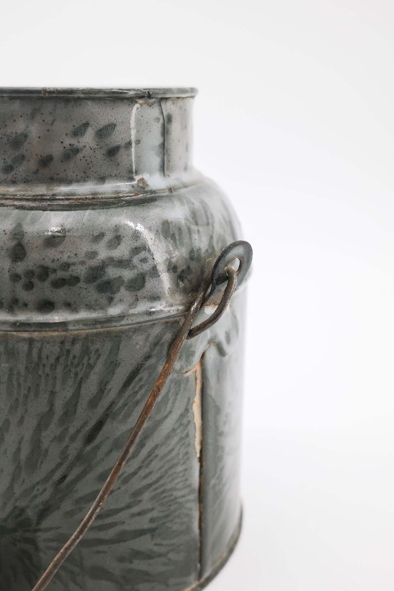 Vintage Enamel Milk Can / ヴィンテージ エナメル ミルク缶