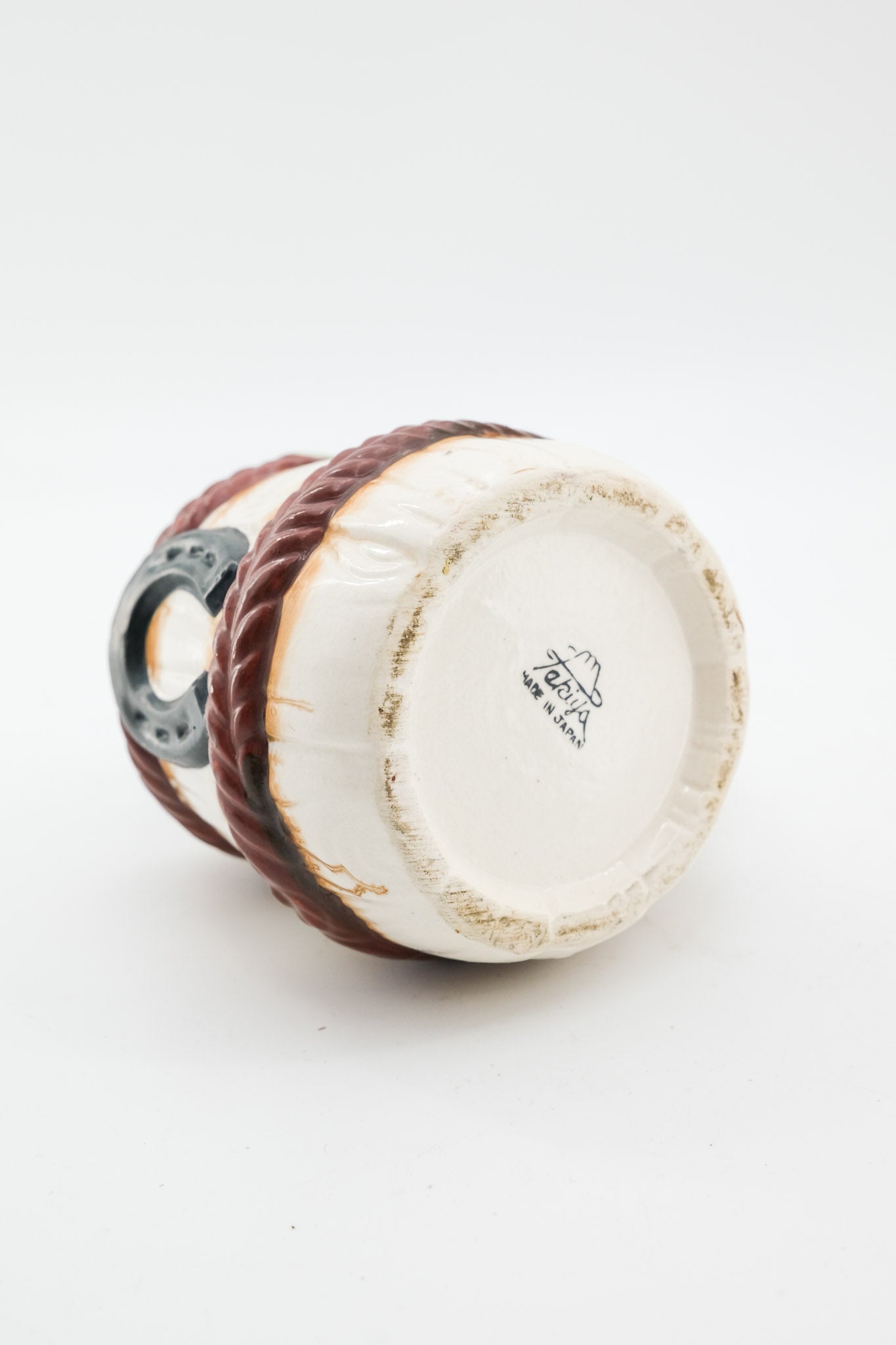 Barrel Mug with Cowboy Figure / 樽型カウボーイマグカップ