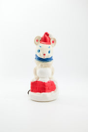 Vintage Empire Christmas Mouse Blow Mold / ヴィンテージ エンパイア社 クリスマス マウス ブローモールド