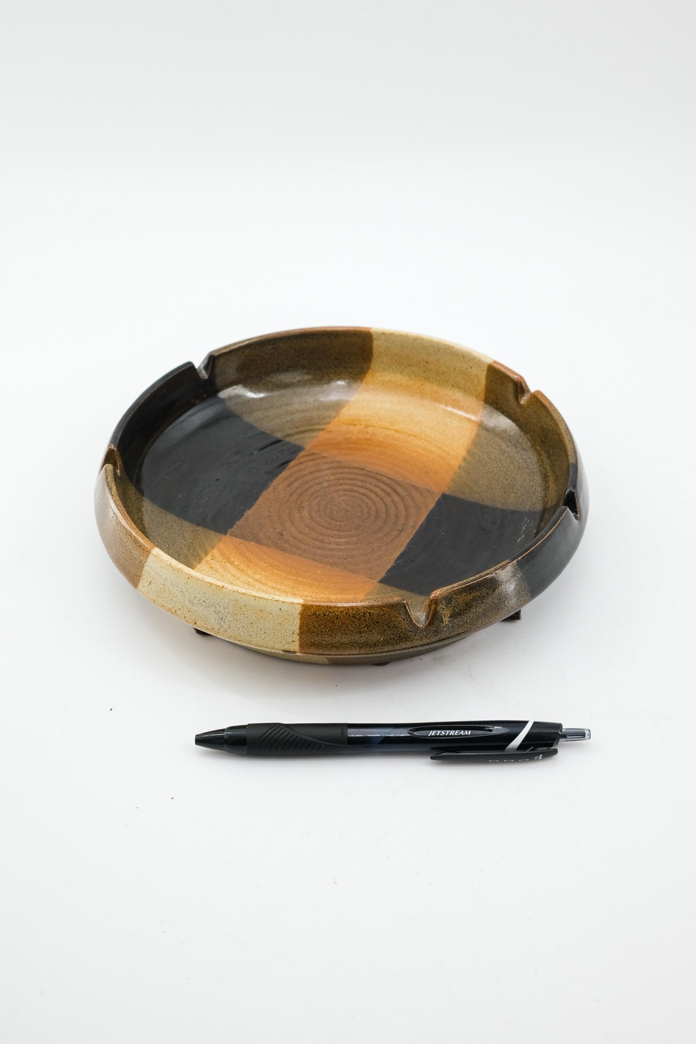 Checkered Ceramic Ashtray / チェッカード セラミック アッシュトレイ（灰皿）