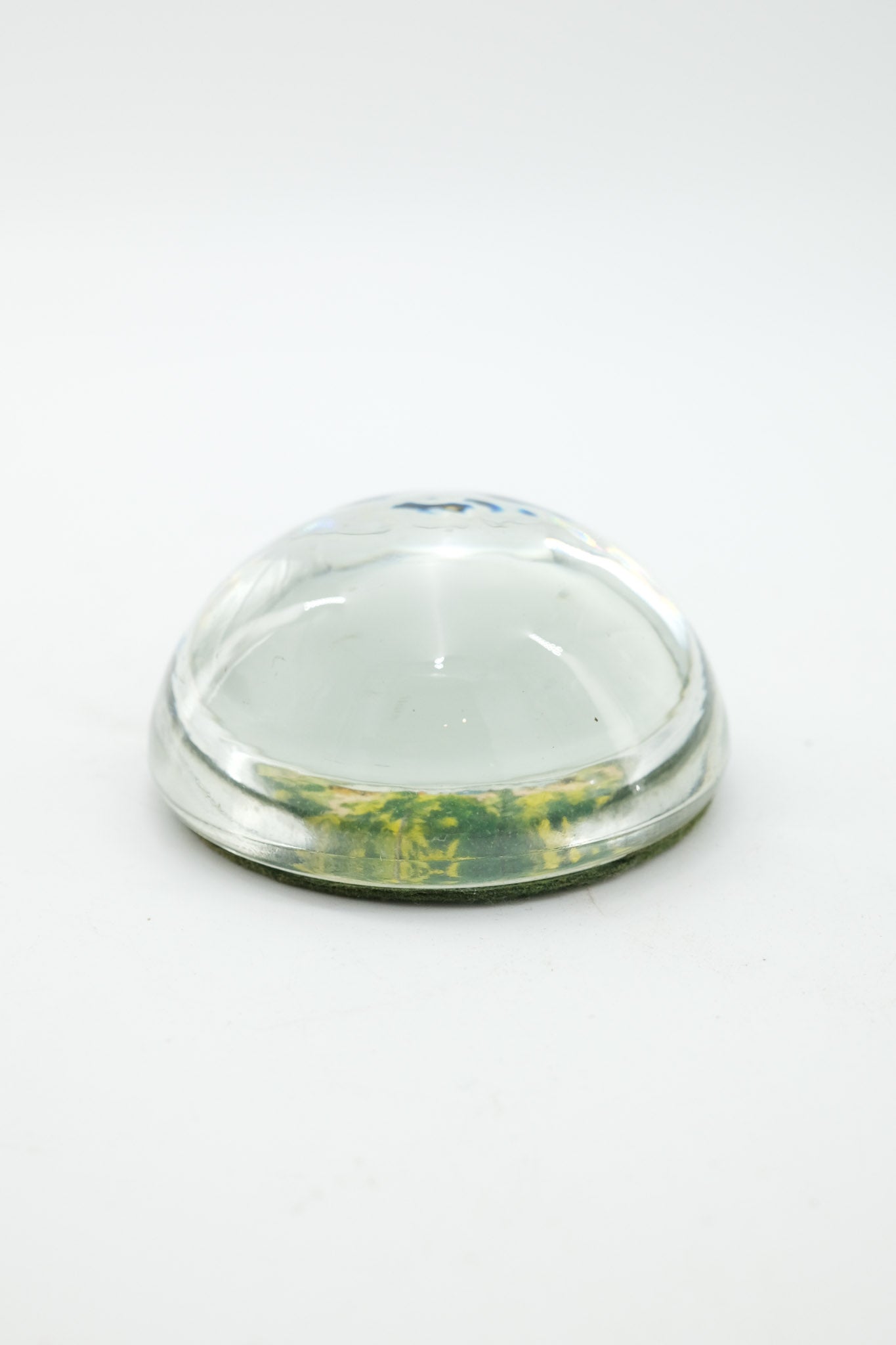 Glass Dome Paperweight - Blue Hole, Castalia, Ohio / ガラスドームペーパーウェイト - ブルーホール、カスタリア、オハイオ