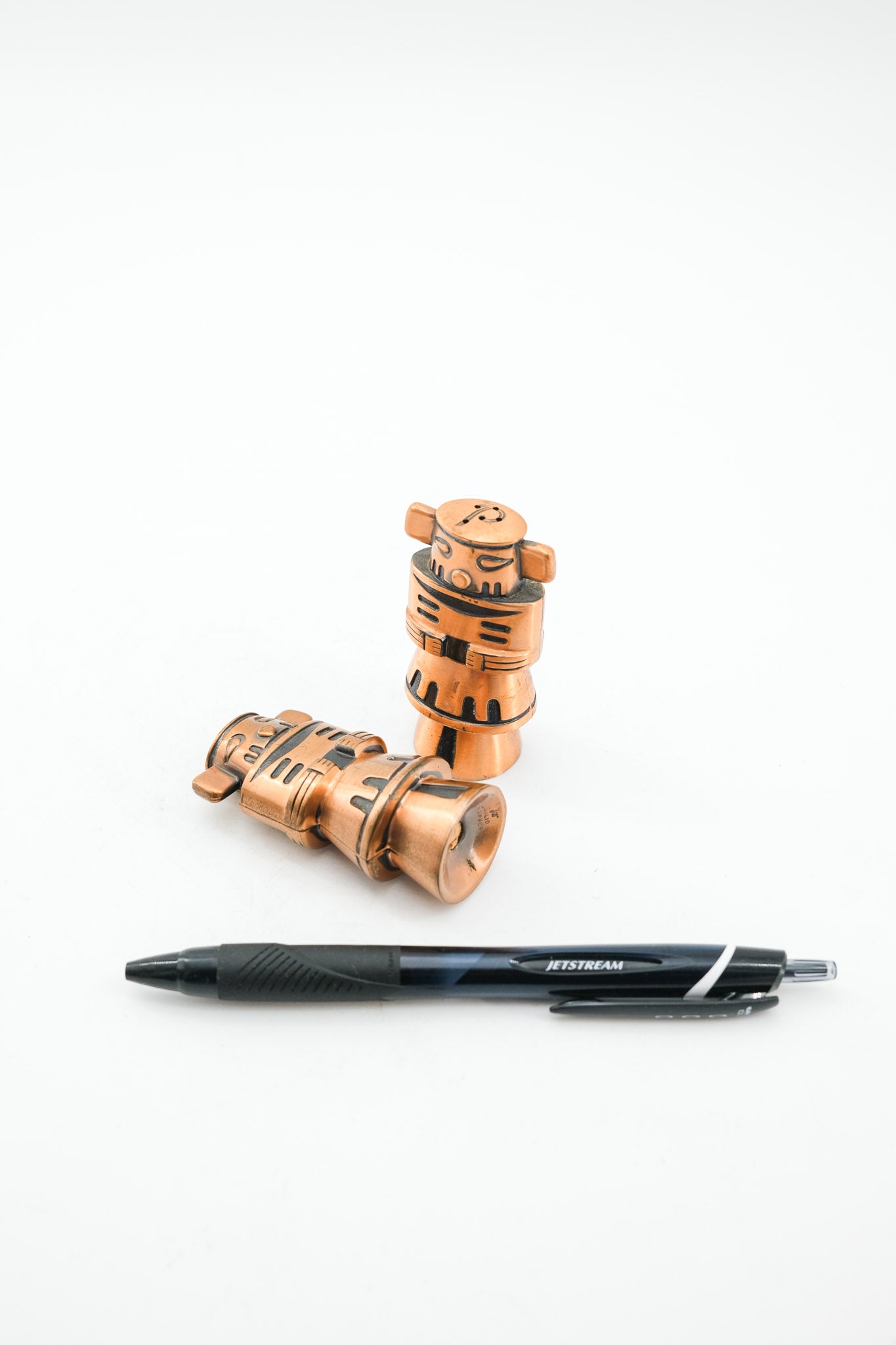 Native American Style Copper Salt & Pepper Shakers / ネイティブアメリカン スタイル 銅製 ソルト＆ペッパーシェーカー