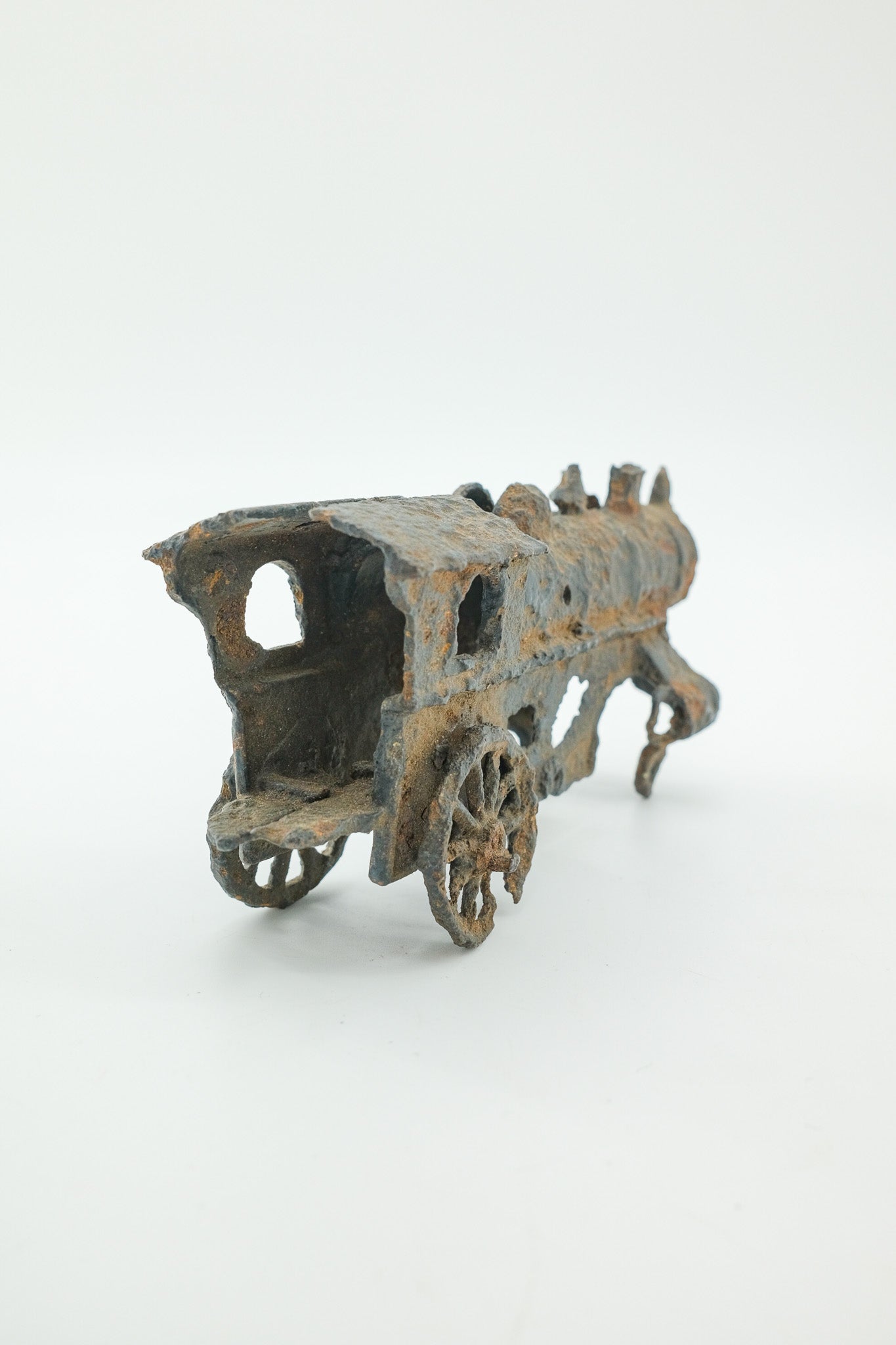Antique Cast Iron Locomotive Object / 鋳物の列車のオブジェ