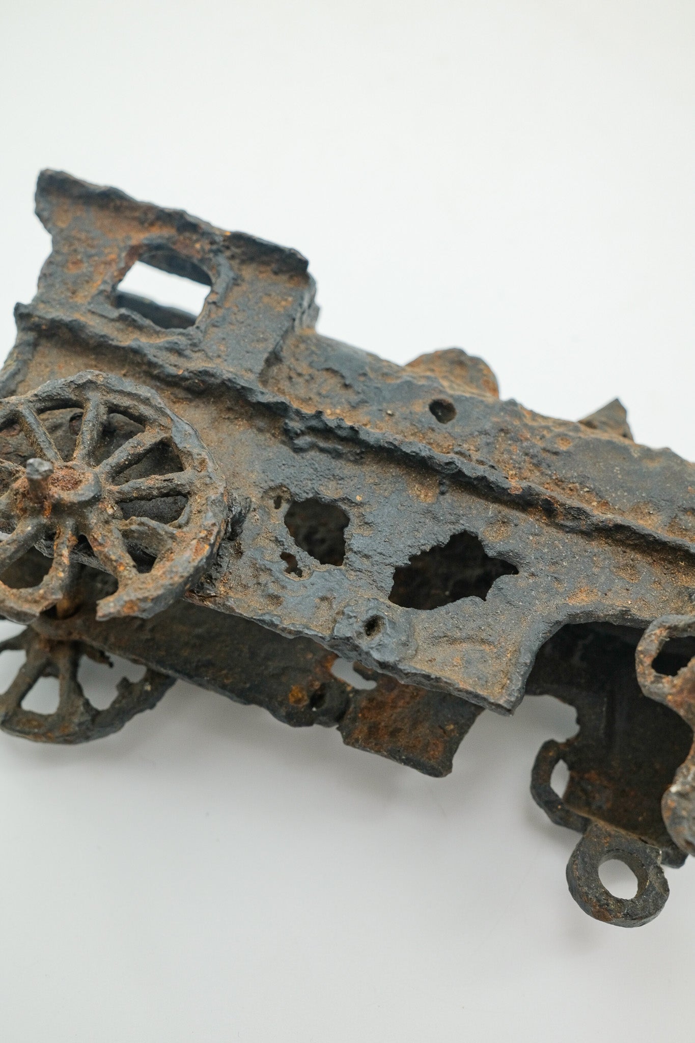 Antique Cast Iron Locomotive Object / 鋳物の列車のオブジェ