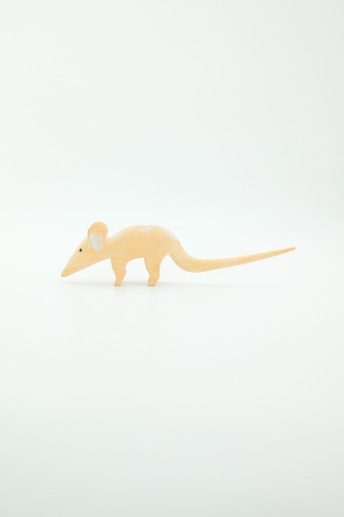 アメリカ　ヴィンテージ　木彫り　ネズミ