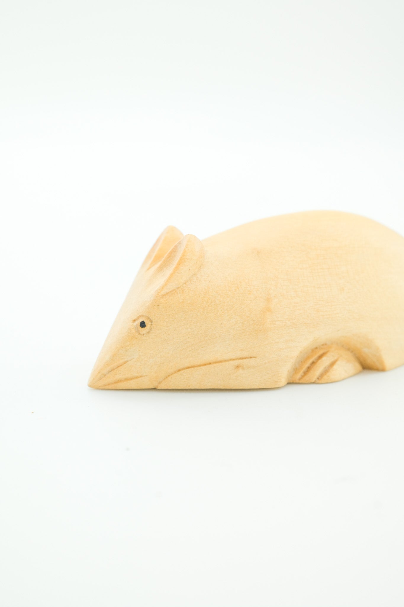 Wood Carved Mouse / ネズミの木彫り