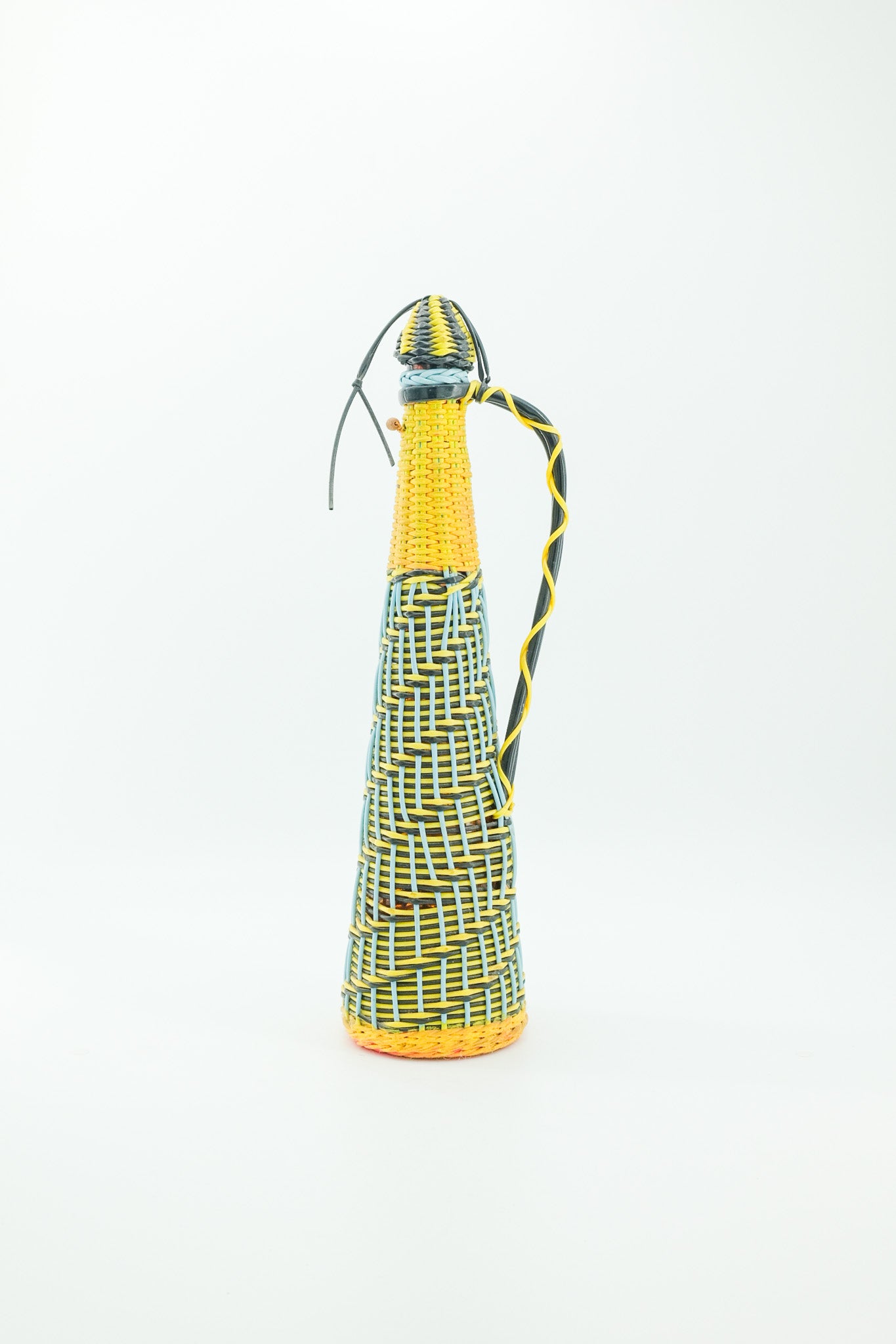 Woven Covered Decorative Bottle / 編み包みのボトル