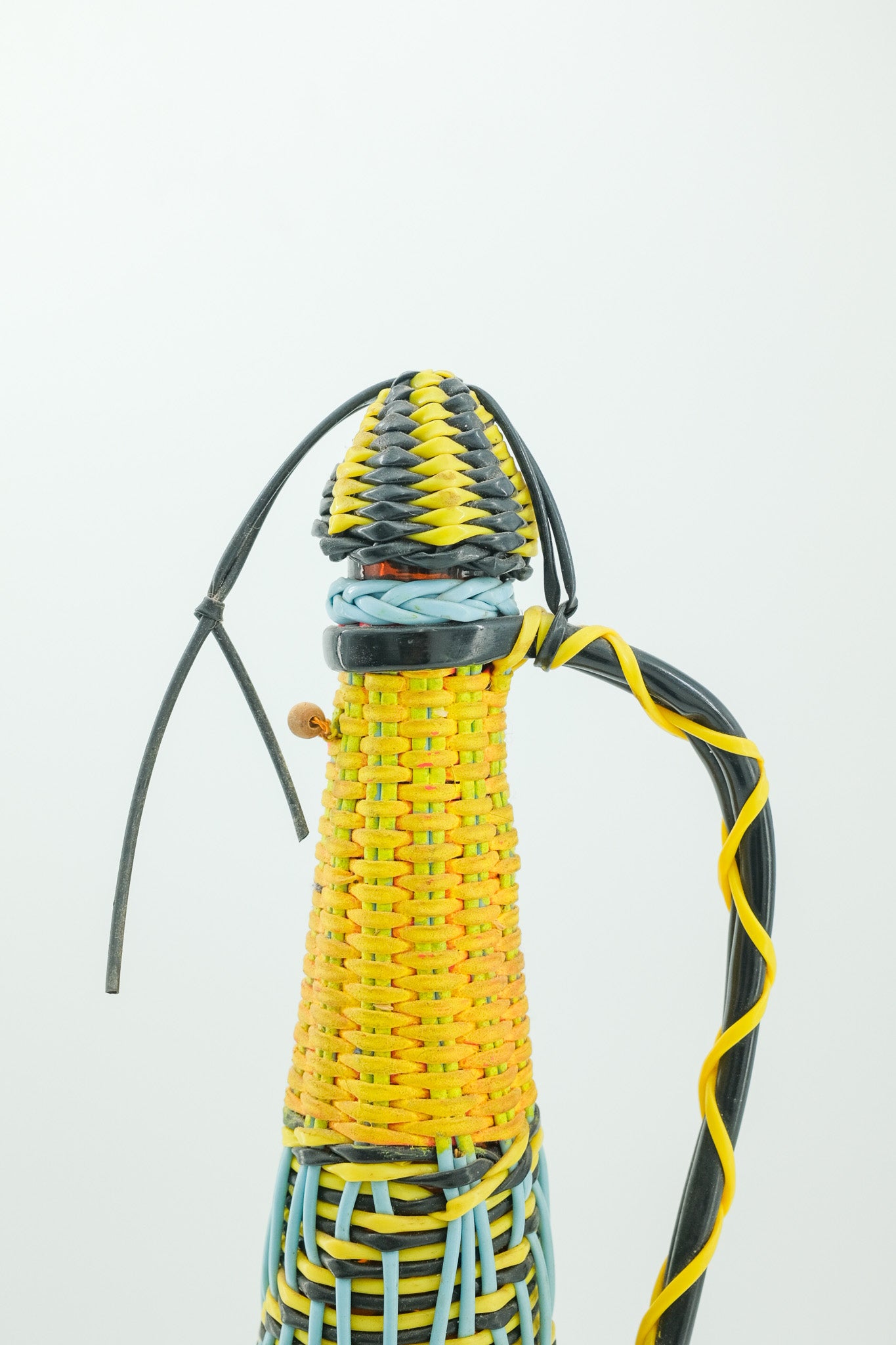 Woven Covered Decorative Bottle / 編み包みのボトル