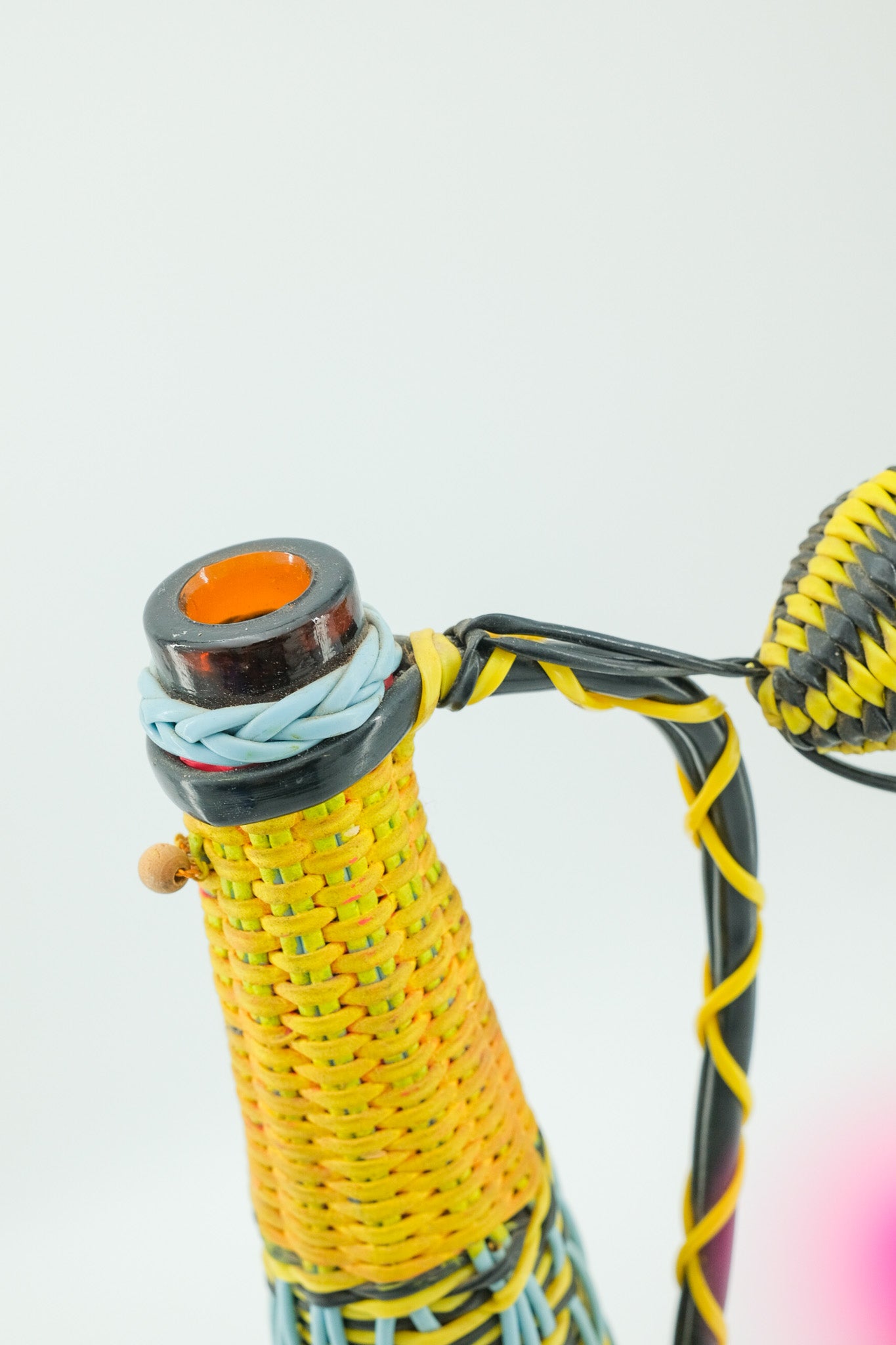 Woven Covered Decorative Bottle / 編み包みのボトル