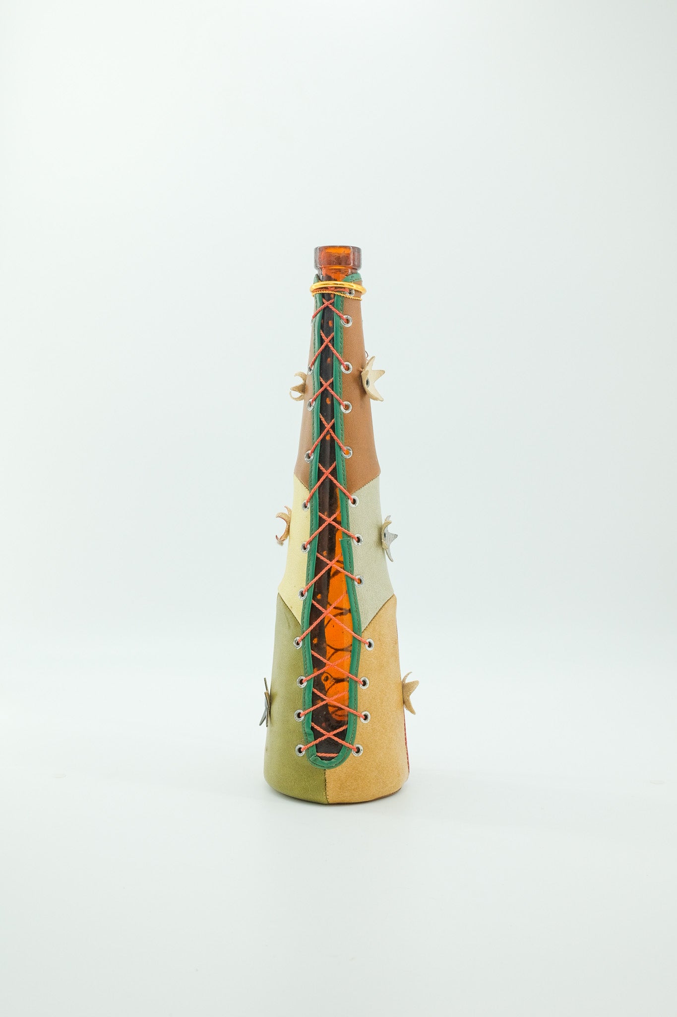 Leather Wrapped Bottle / レザー包みボトル