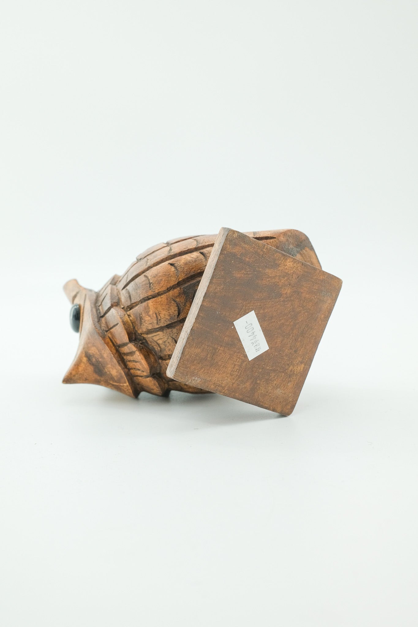 Wooden Owl Pen Holder / 木彫りのフクロウ ペンホルダー