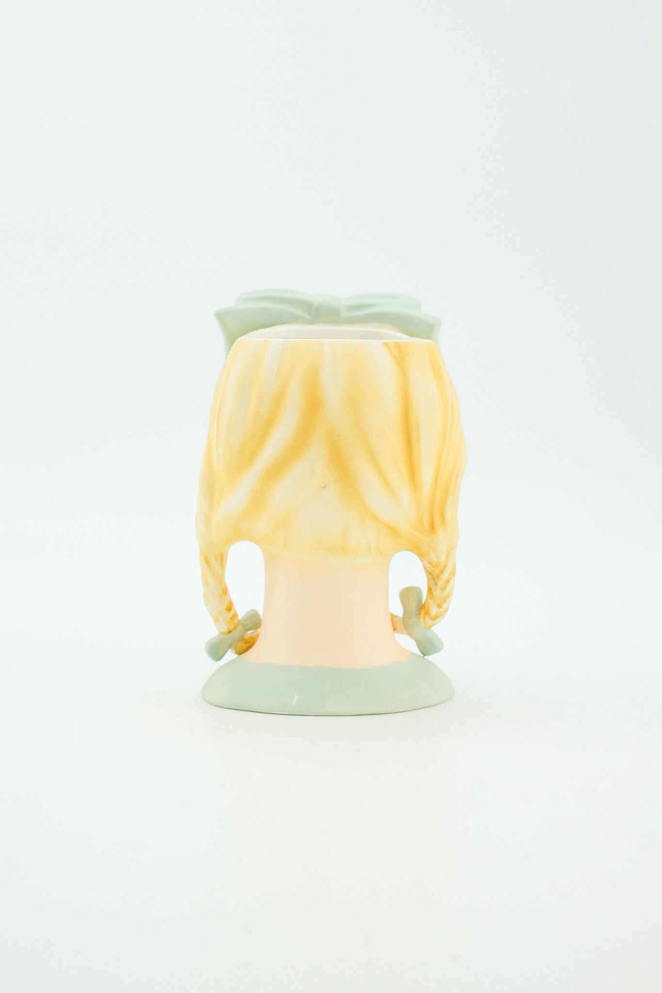 Blonde Girl Head Vase / レフトン　女の子のフラワーベース