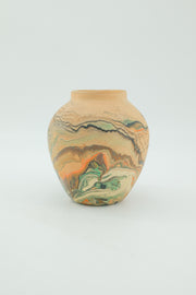 Nemadji Pottery Marble Vase / ネマジポッタリー マーブルフラワーベース
