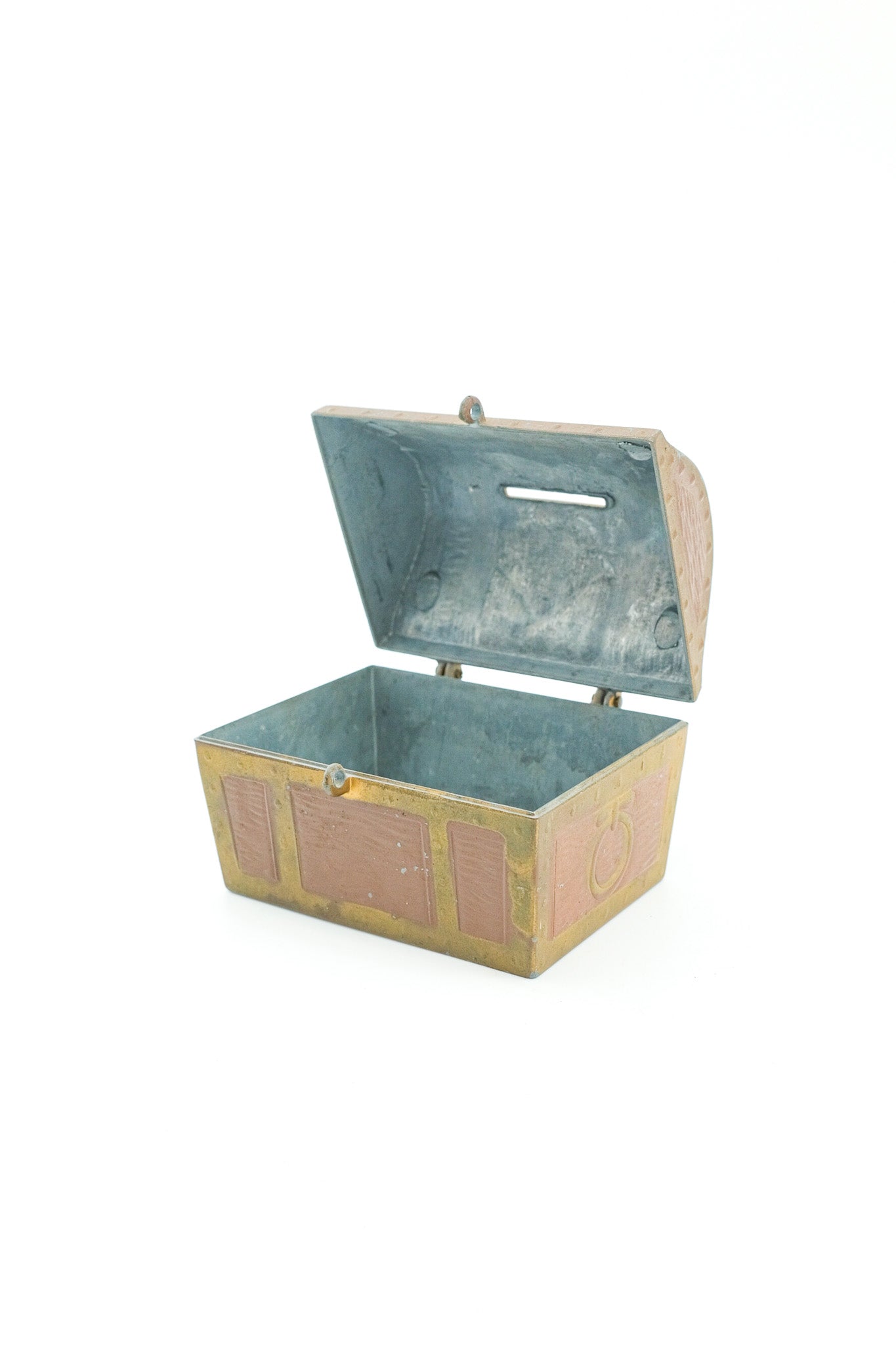 Antique Pirate Treasure Chest Bank / 海賊の宝箱型 貯金箱