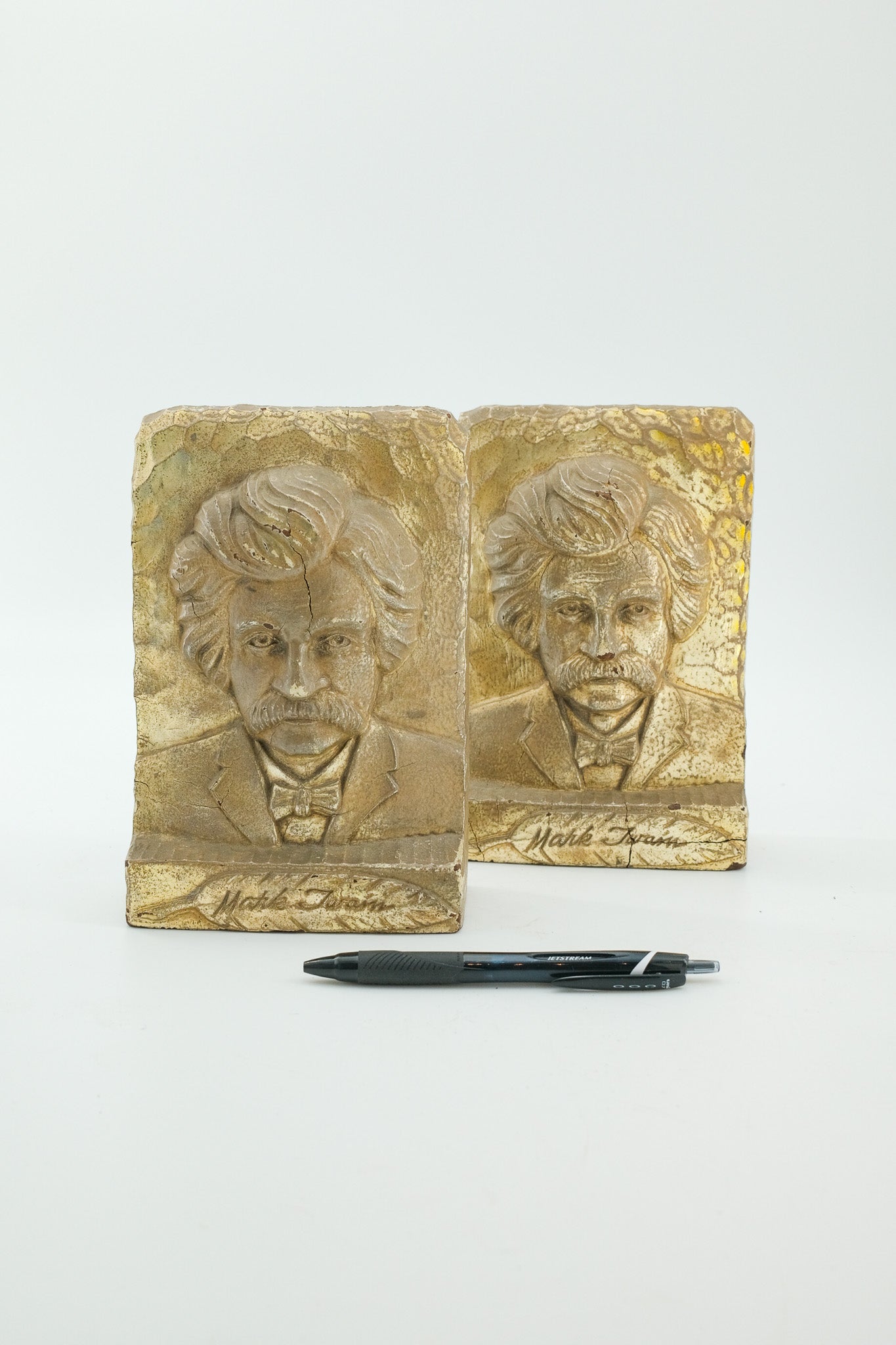 Mark Twain Bookend Pair / マーク・トウェイン ブックエンドペア