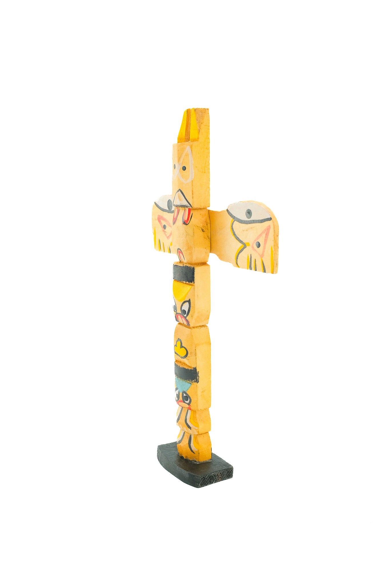 Totem Pole Ornament / 木製トーテムポール オブジェ