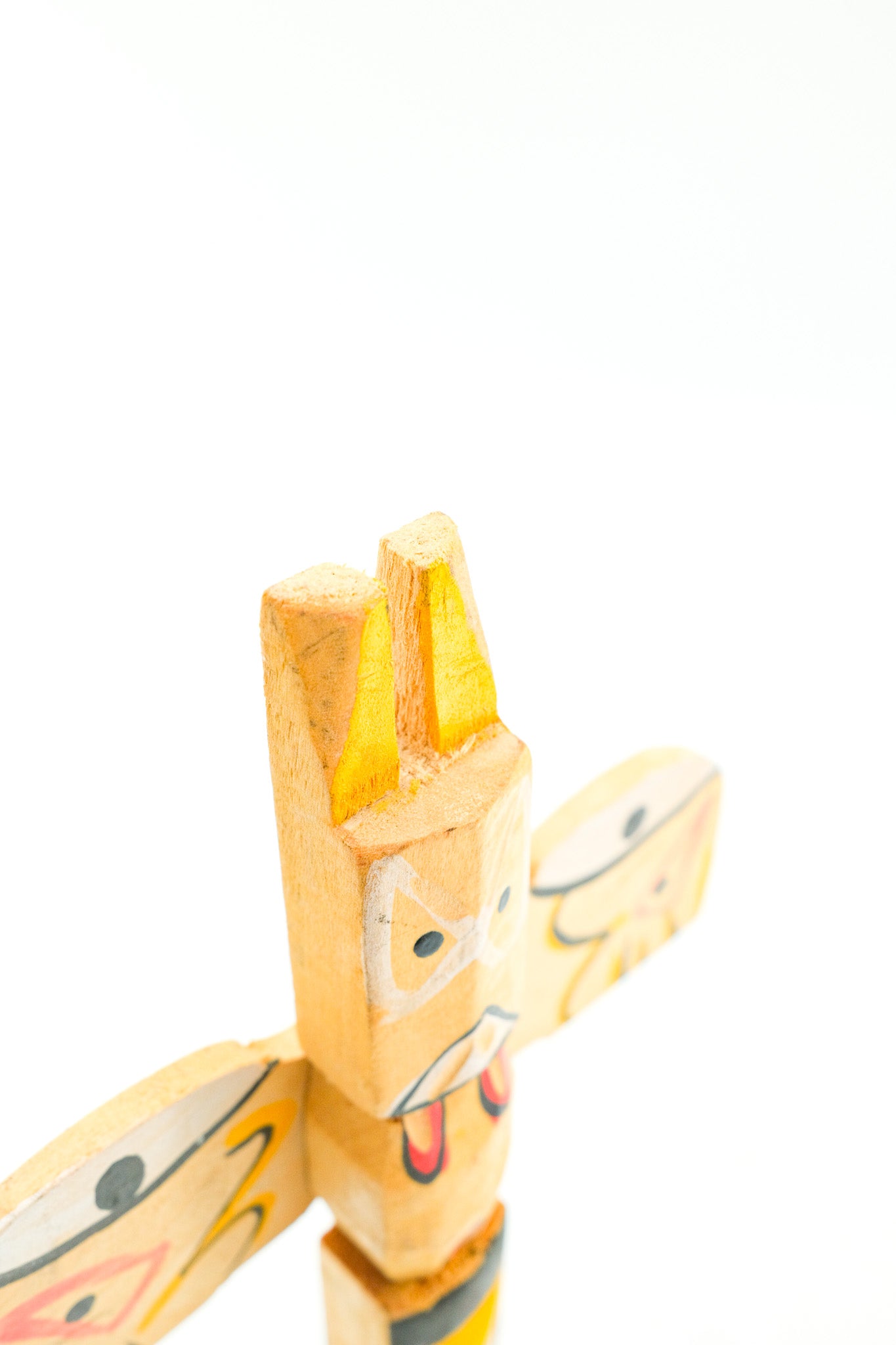 Totem Pole Ornament / 木製トーテムポール オブジェ