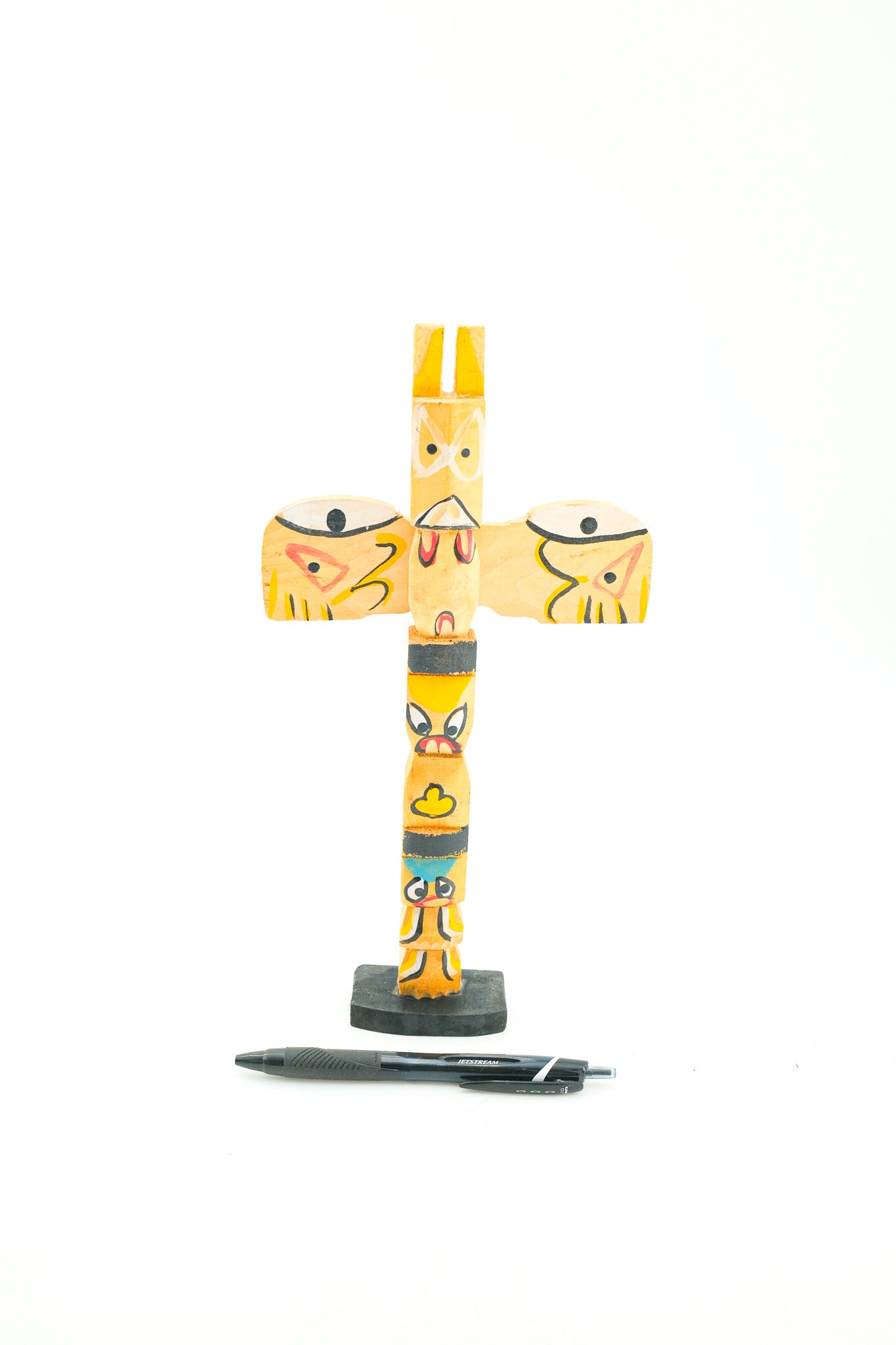 Totem Pole Ornament / 木製トーテムポール オブジェ
