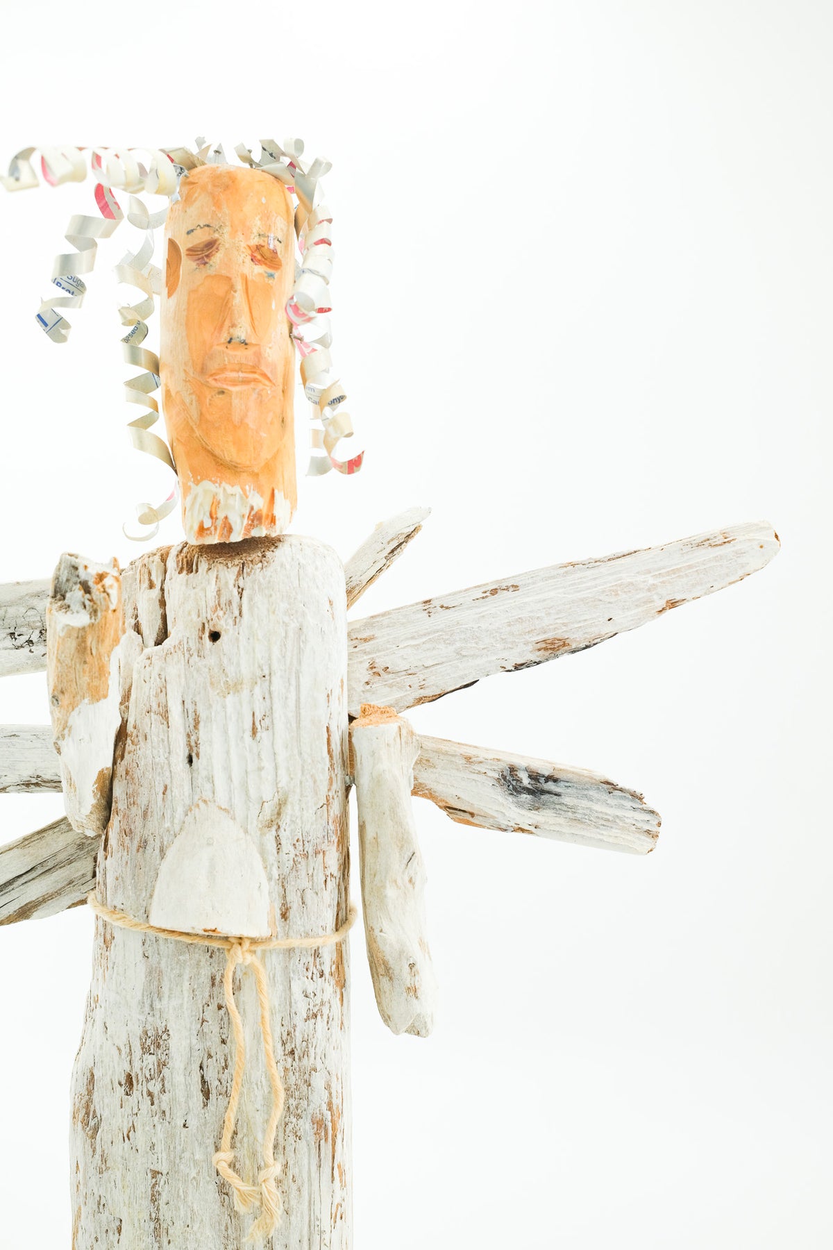 Driftwood Angel Sculpture / 流木のアート：エンジェル像