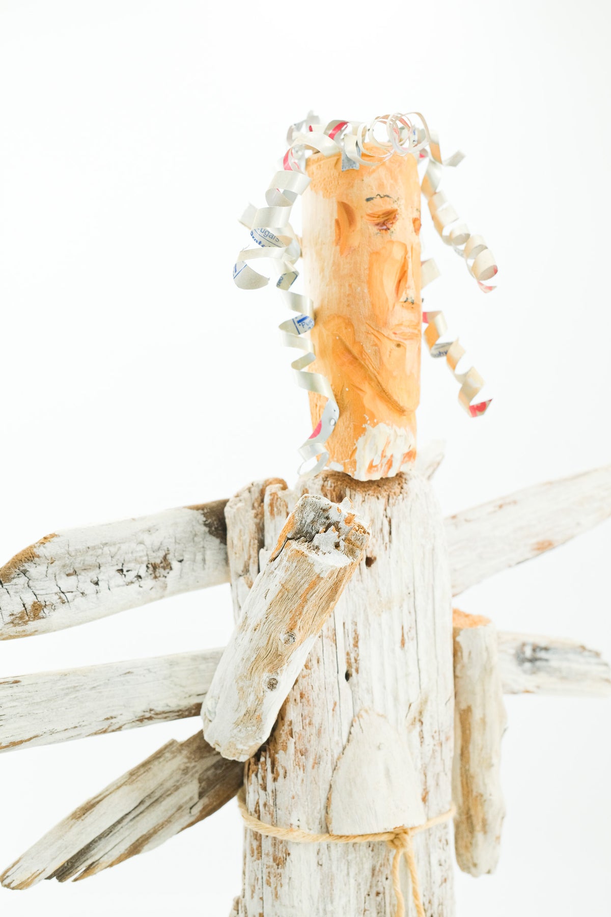 Driftwood Angel Sculpture / 流木のアート：エンジェル像