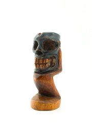 Wood Carved Skull & Hand Sculpture / スカル＆ハンド ウッドオブジェ