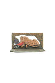 Lion of Lucerne Cast Iron Bookend / ルツェルンのライオン像 ブックエンド